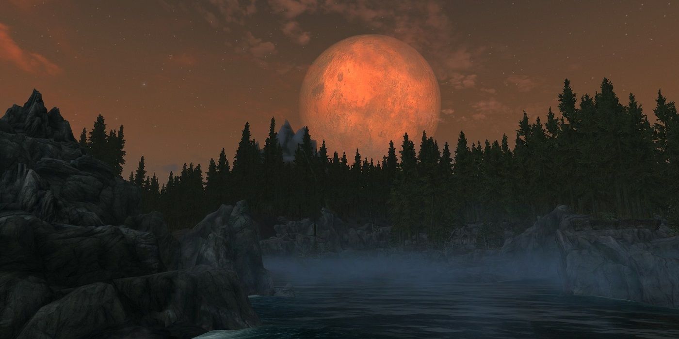 Skyrim Mod Replaces The Moon With Borderlands Helios Station