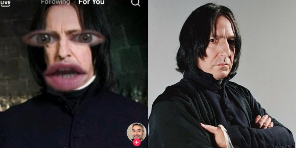 Professor Snape sings a Sea shanty, and also folds his arms moodily.