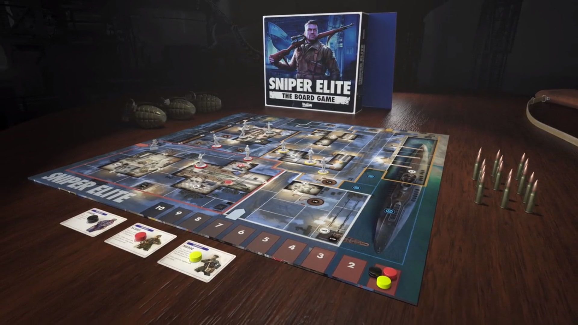 Sniper Elite Board Game View
