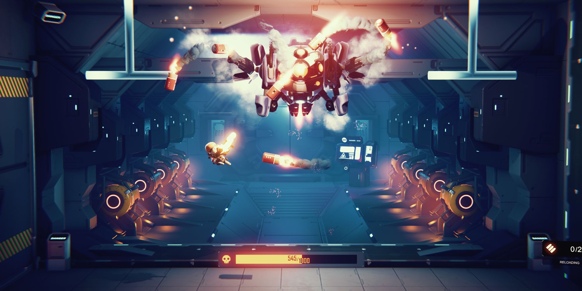 rocket robot boss fight