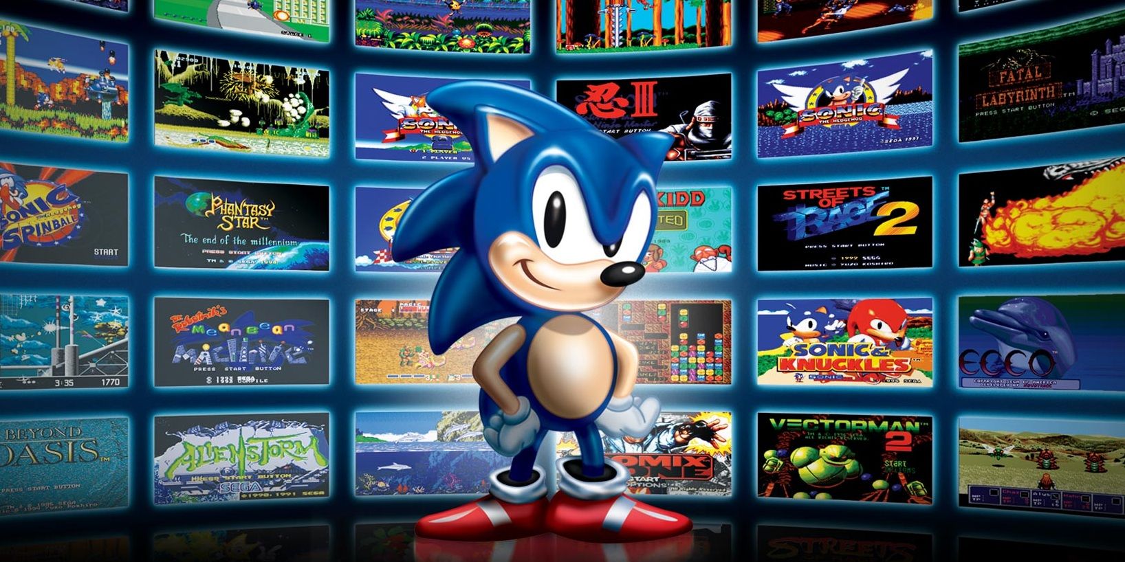 retro sonic wallpaper