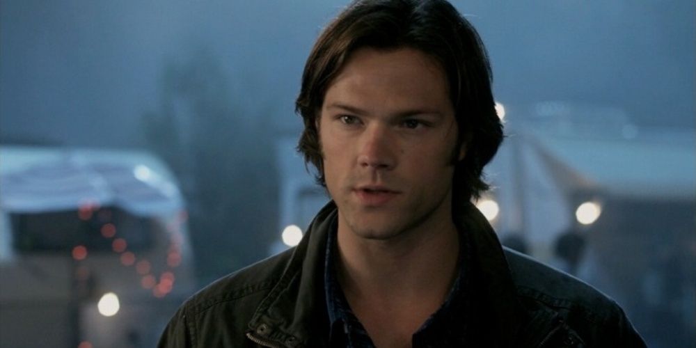 Soulless Sam talking to someone in Supernatural 