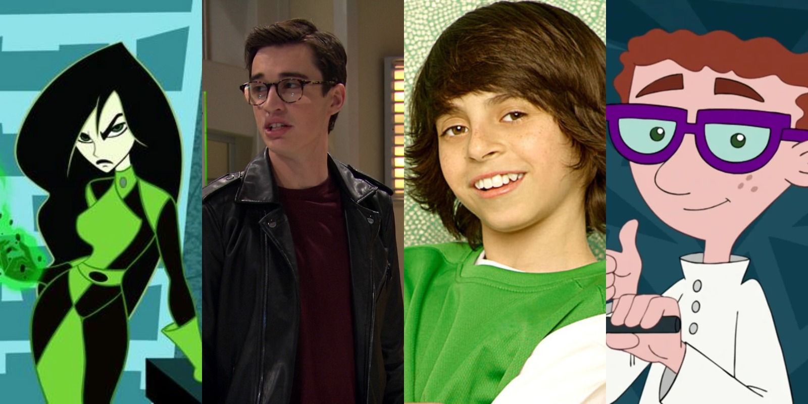 Split Image of Shego, Joey, Rico and Carl from Disney Channel