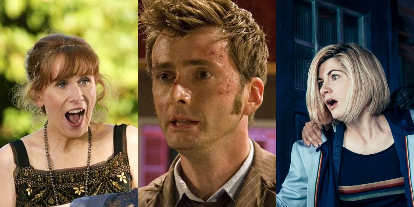 Split Image Of Donna And The Doctor In Doctor Who Feature 