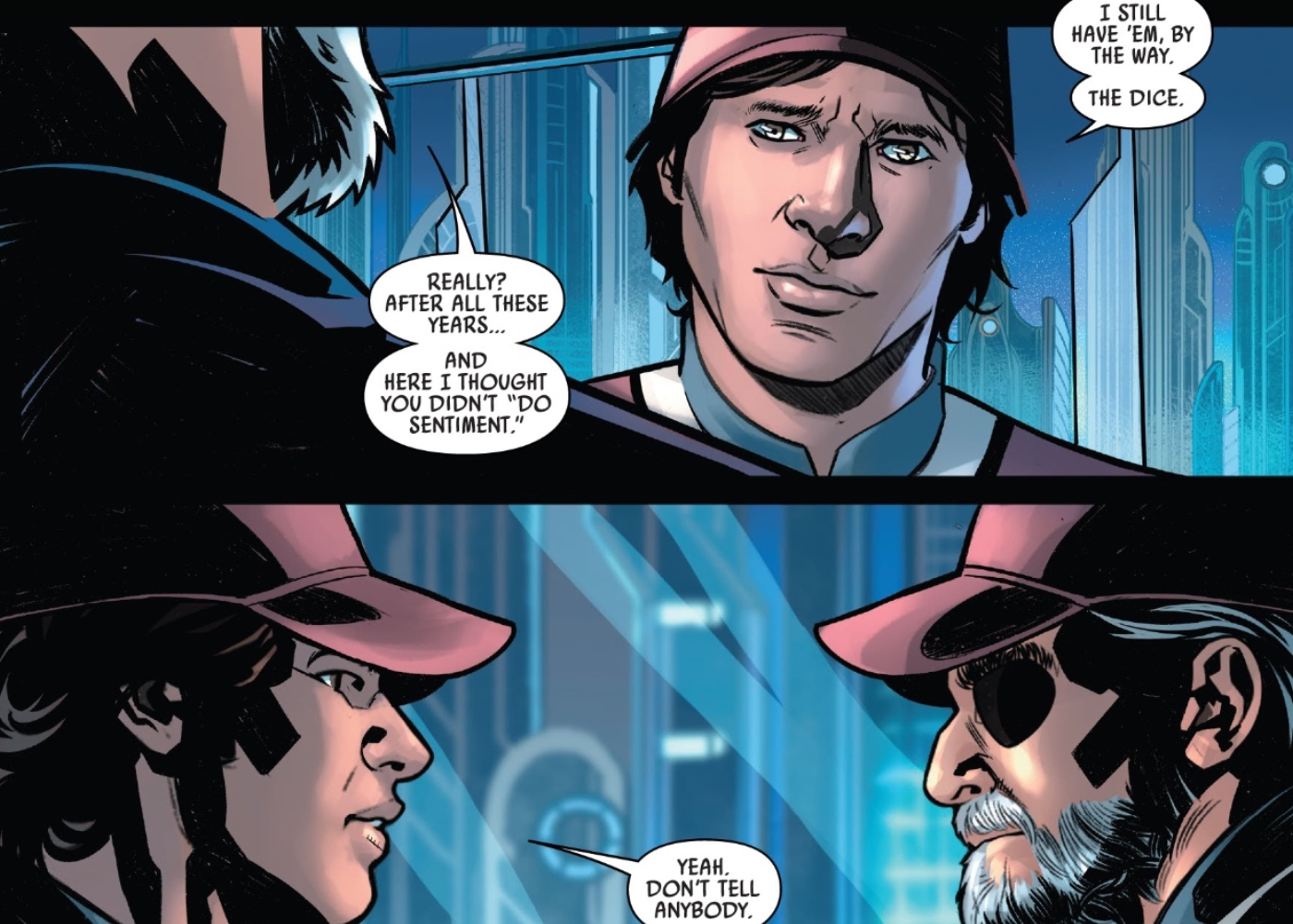 Star Wars Han Solo dice origin father
