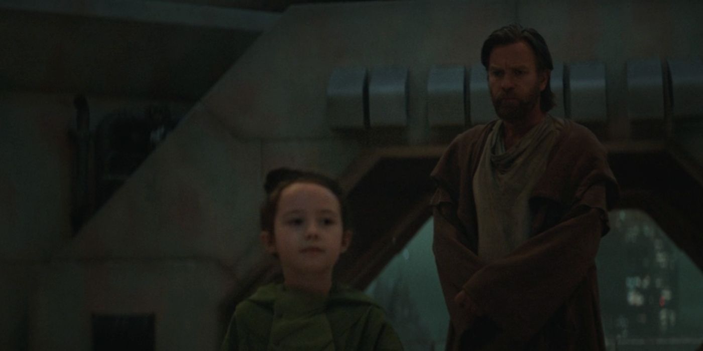 Leia and Obi-wan in Obi-Wan Kenobi