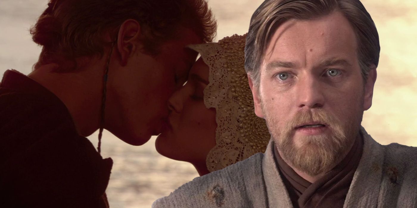 Star Wars Obi-Wan Kenobi Anakin Padme Kiss