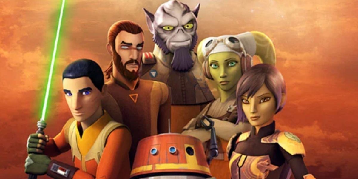 The Characters in Star Wars Rebels assembling together