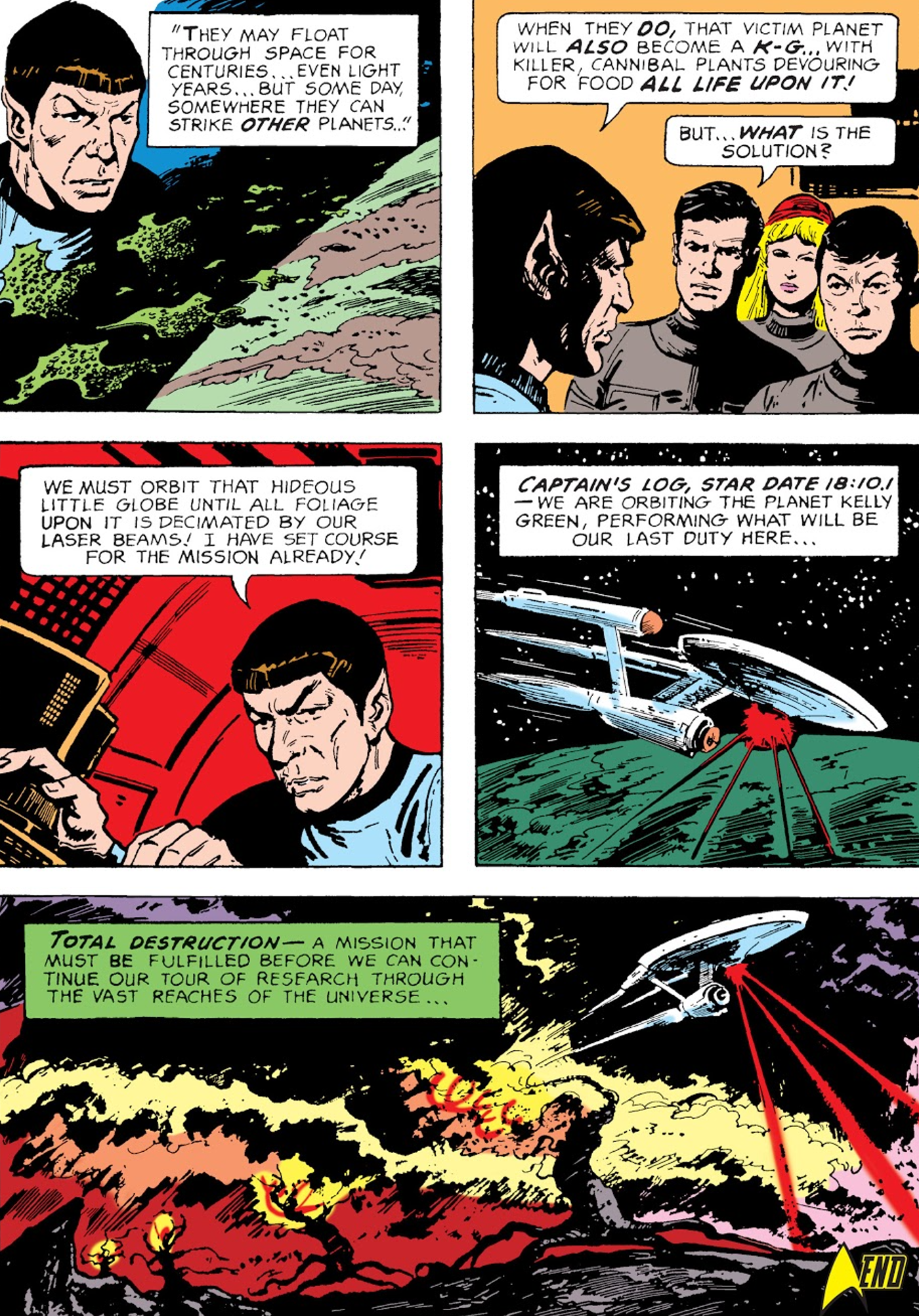 Star trek first comic spock