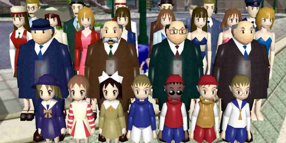 Station Square NPCs from Sonic Adventure line up.
