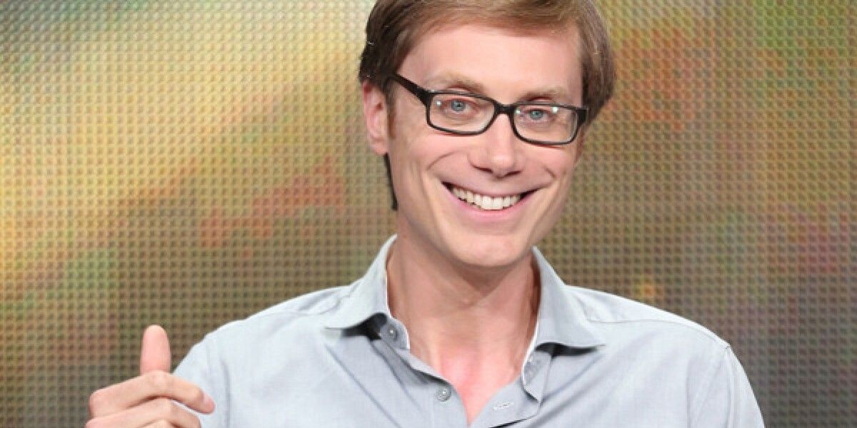 Stephen Merchant promotional photo for Hello Ladies