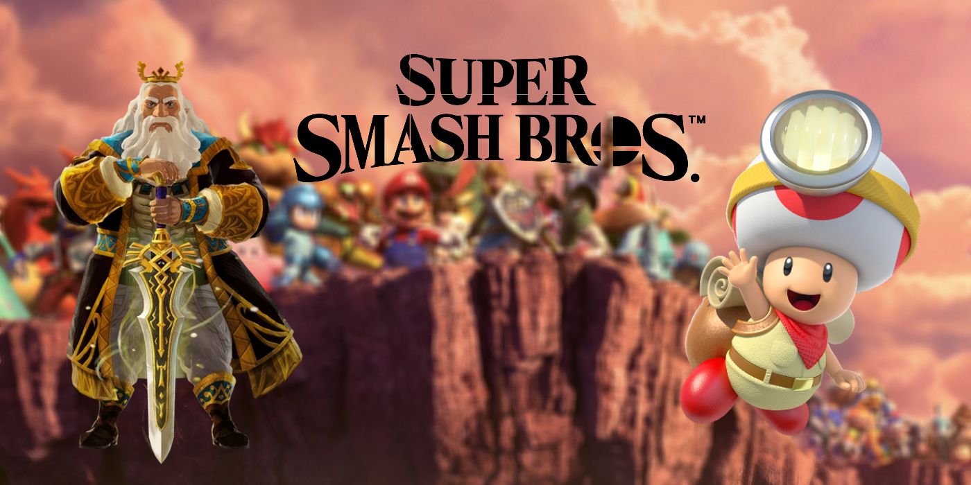 Super Smash Bros King Rhoam And Captain Toad