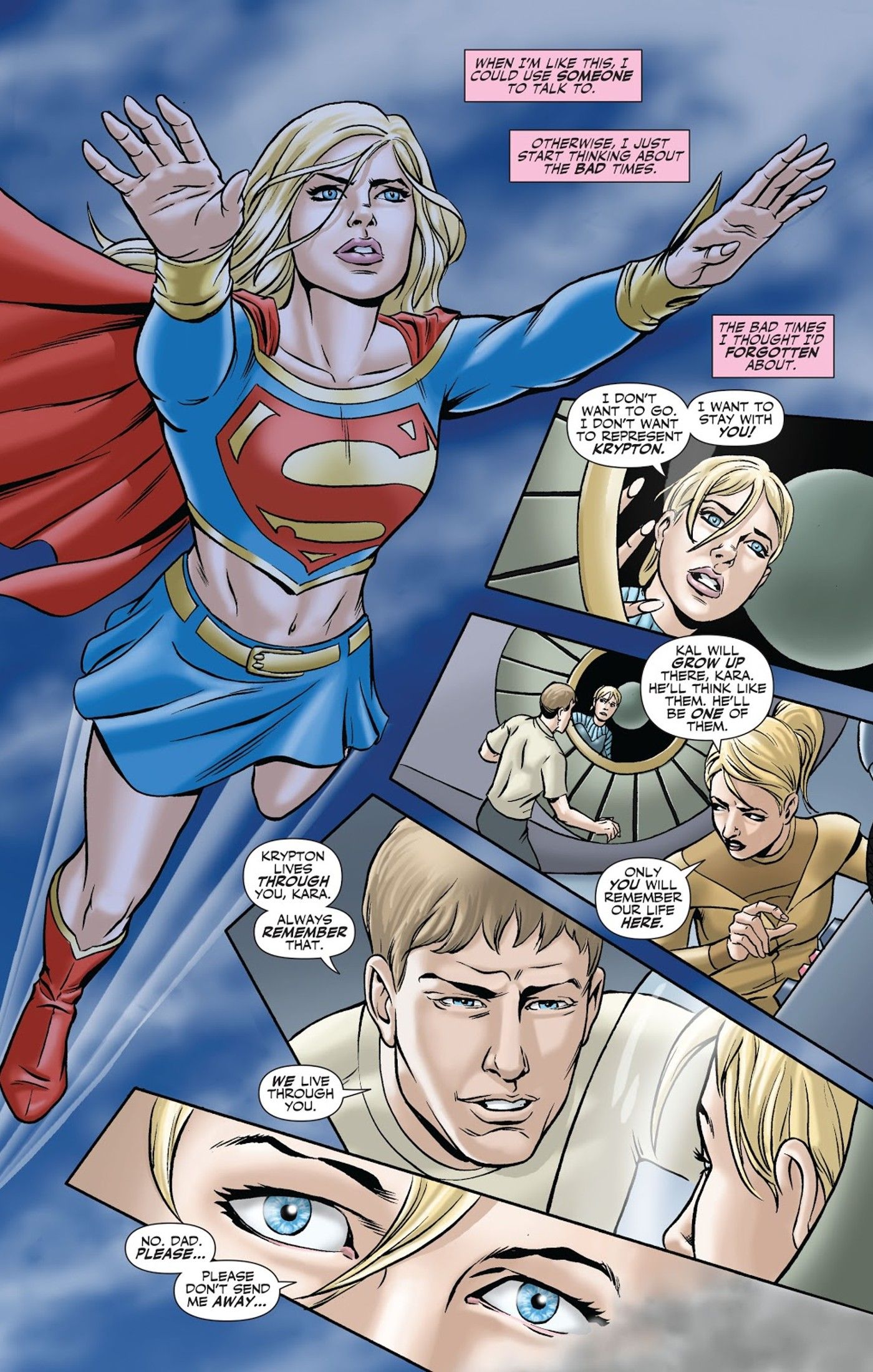 panel from Supergirl 2005 #30