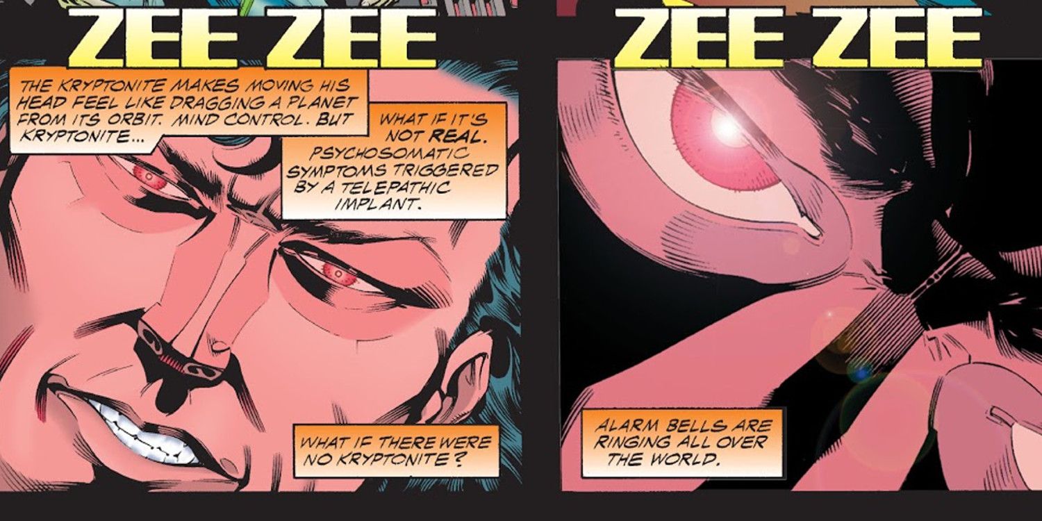 Superman Defies Kryptonite Illusion in JLA #4
