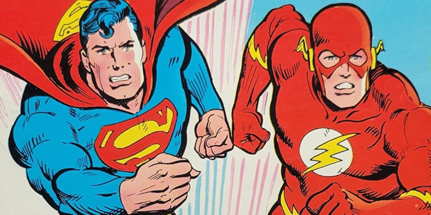 Superman Flash Race DC Comics