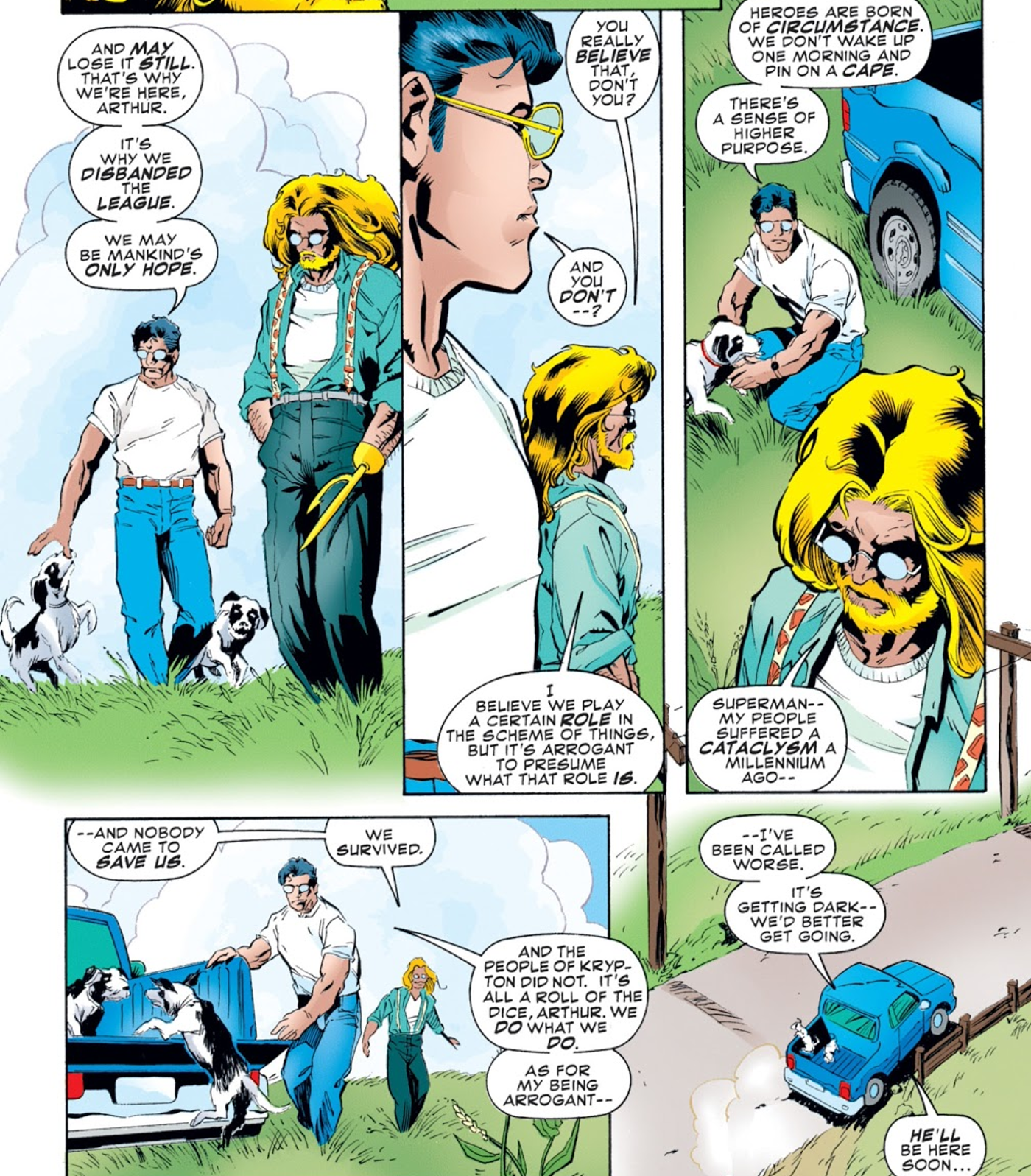 Superman vs Aquaman justice league debate jla
