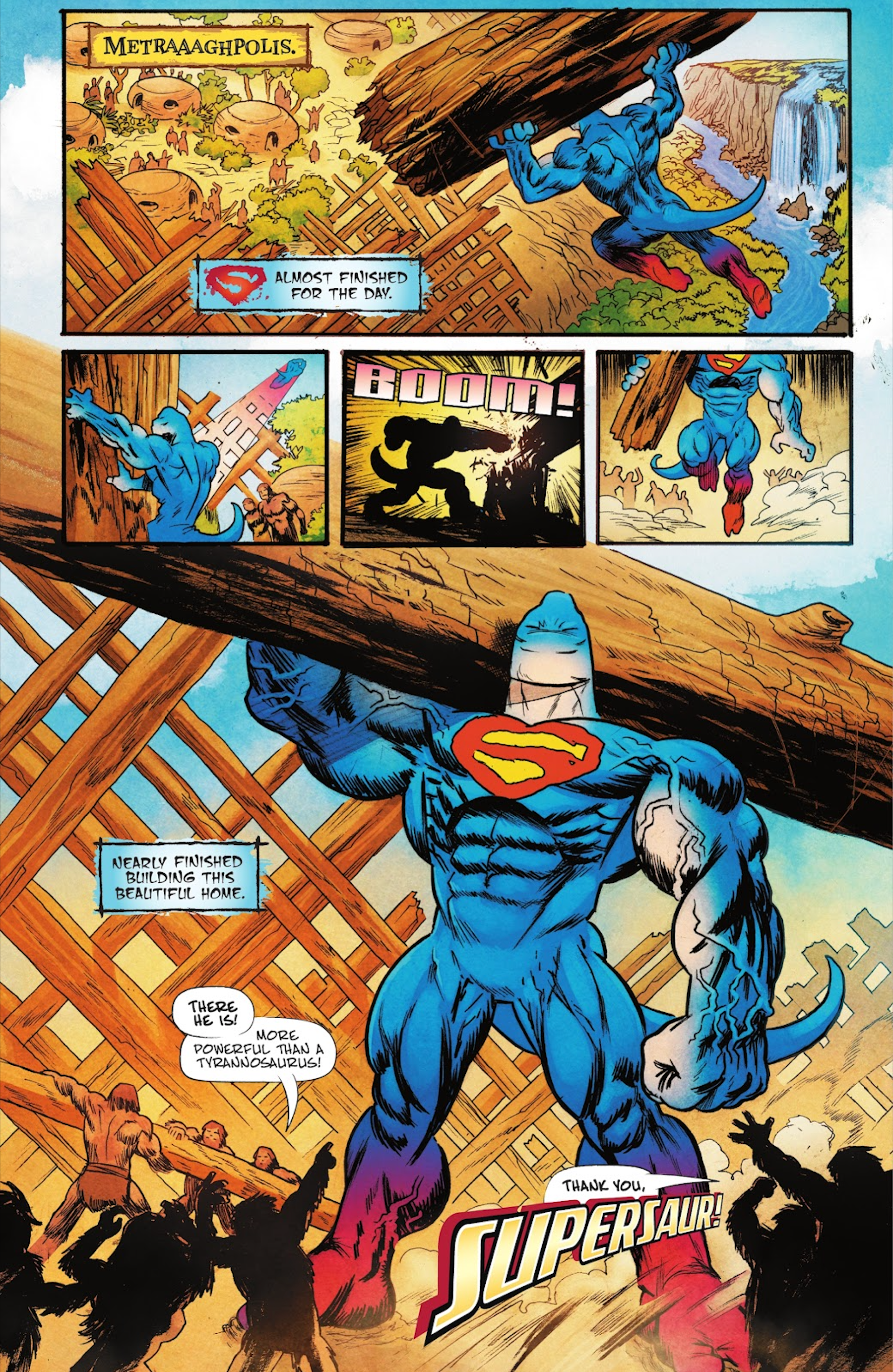 Supersaur is dinosaur Superman