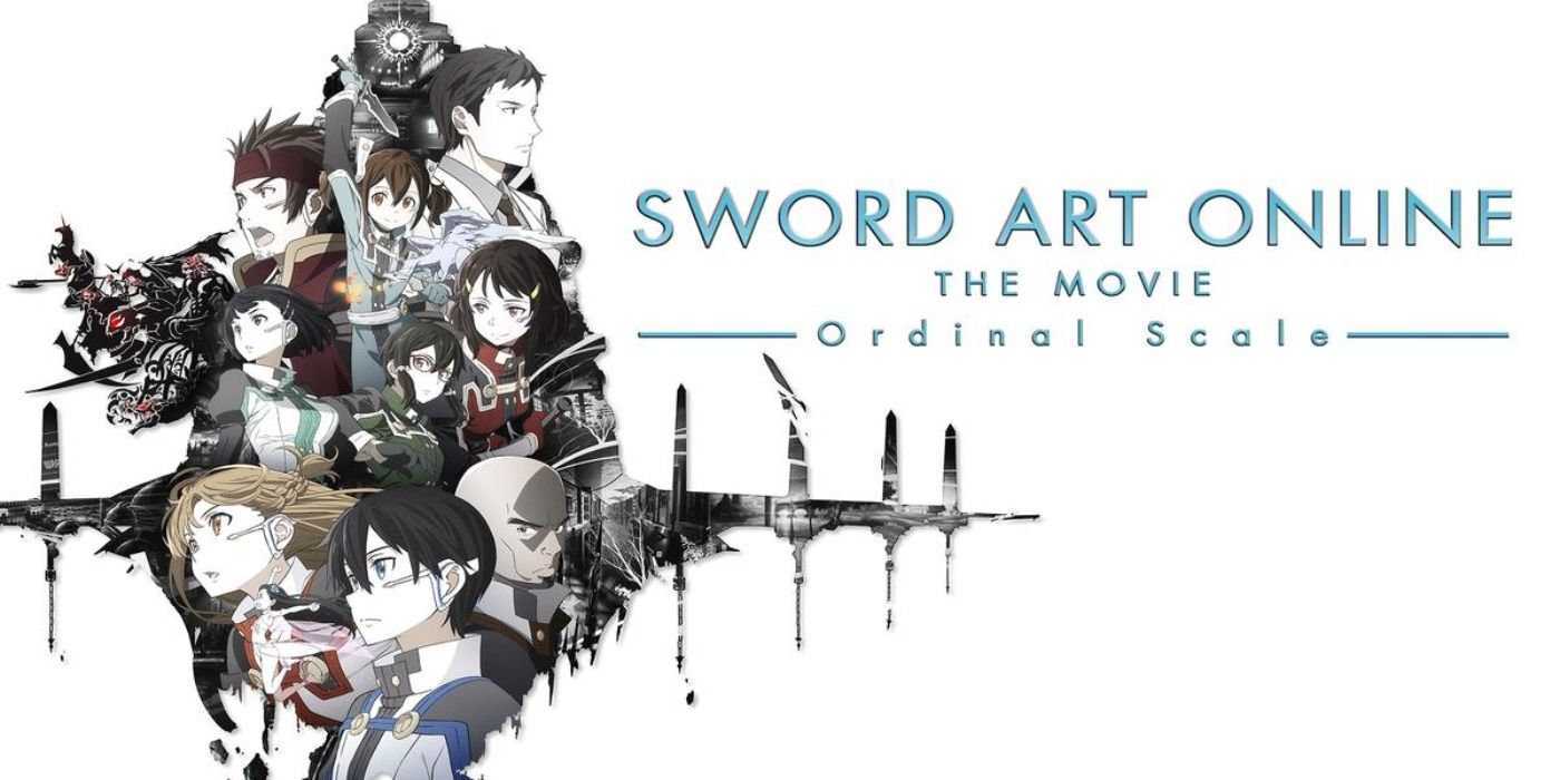 The main cast of Sword Art Online: Ordinal Scale in key art.