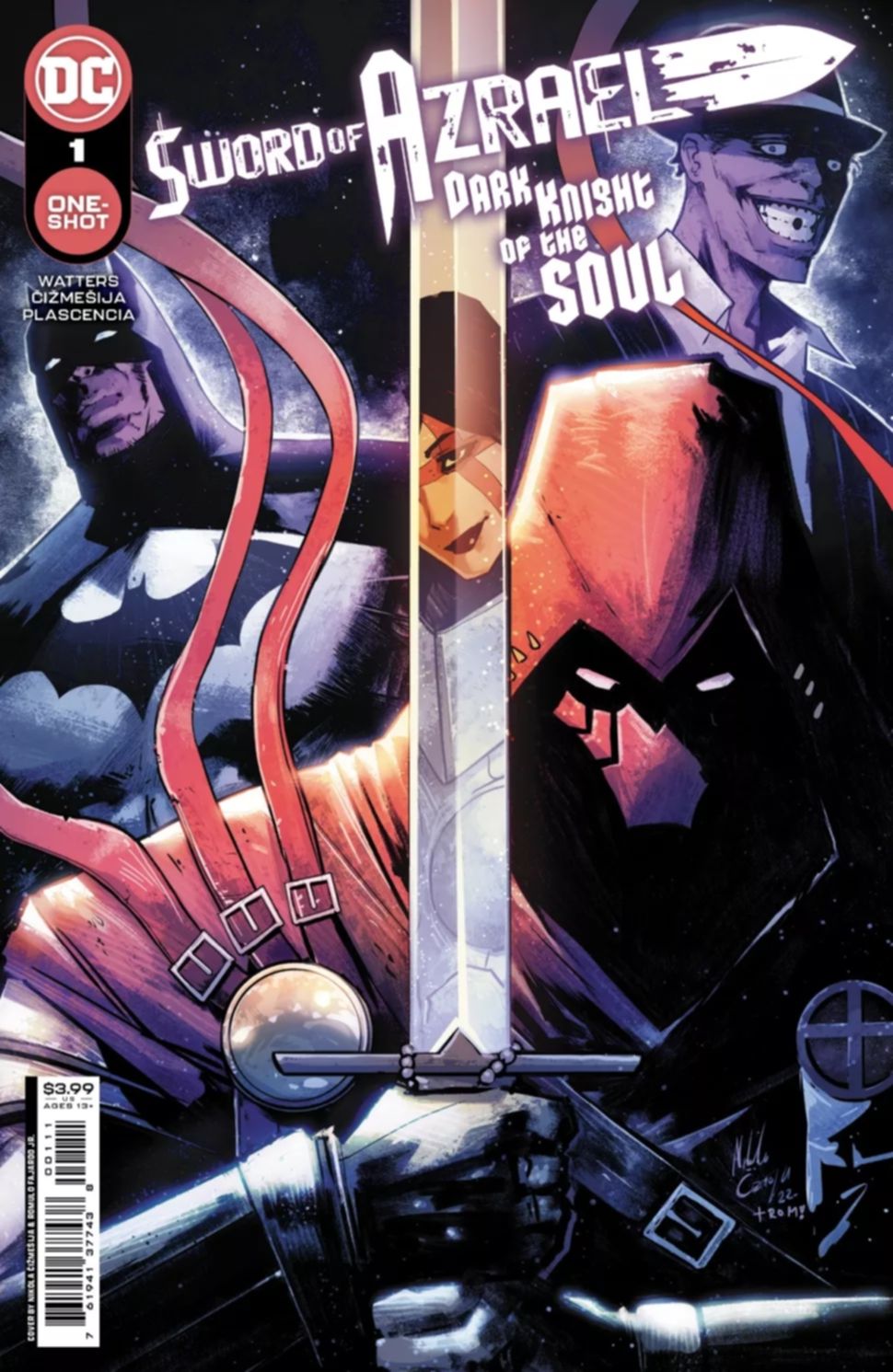 Sword of Azrael Cover Dark Knight of the Soul Cover DC Comics