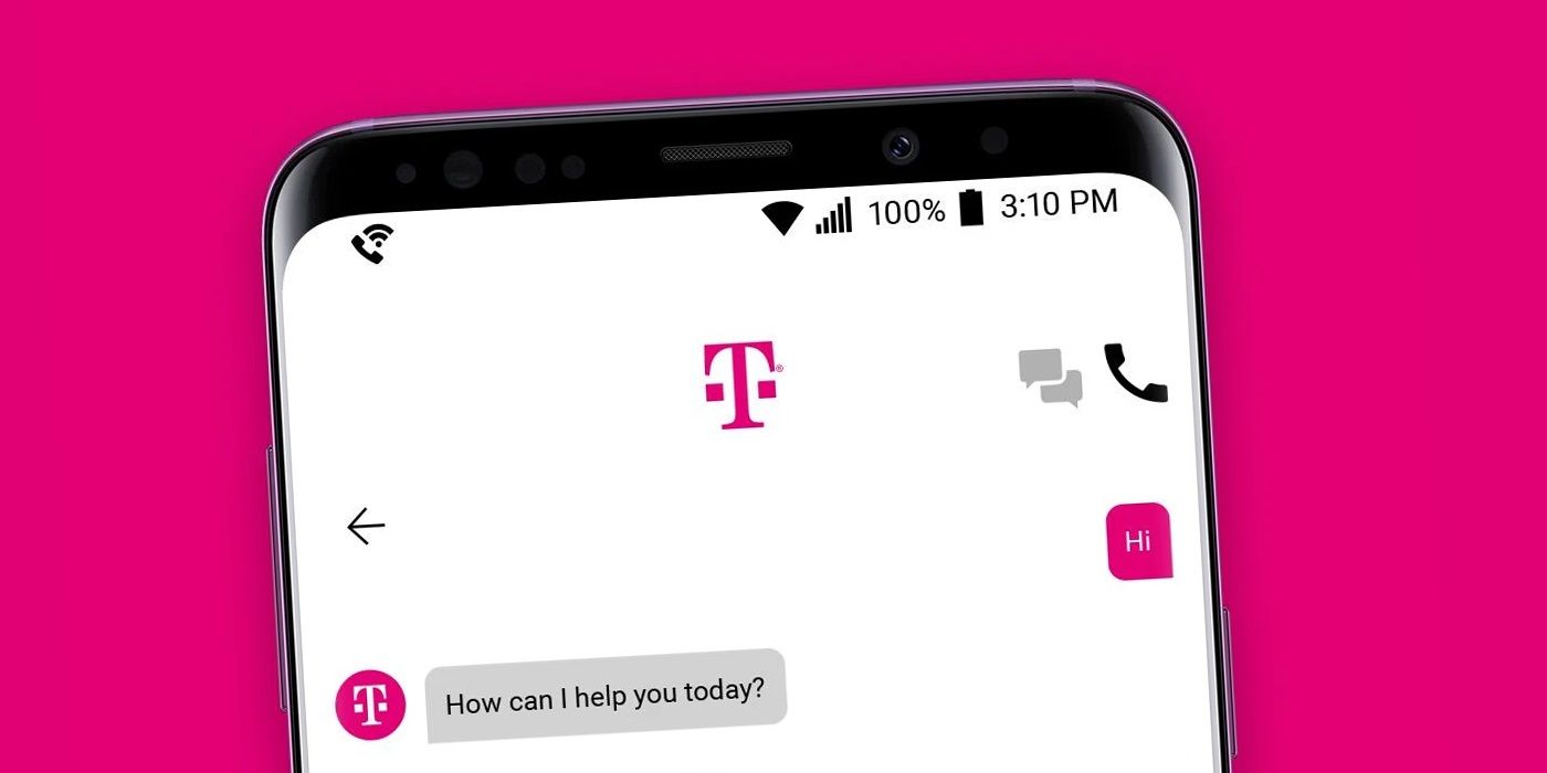 T-Mobile app on phone