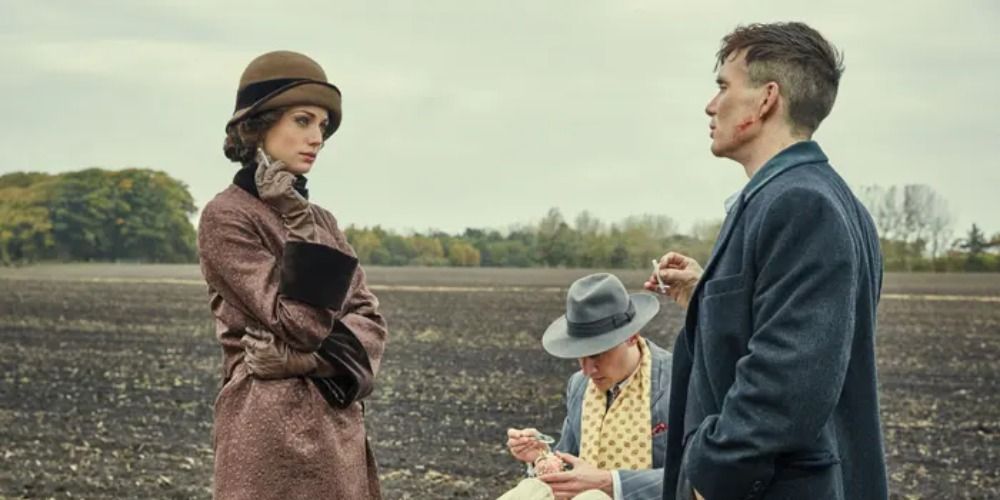Tatiana and Tommy discuss a diamond deal in Peaky Blinders