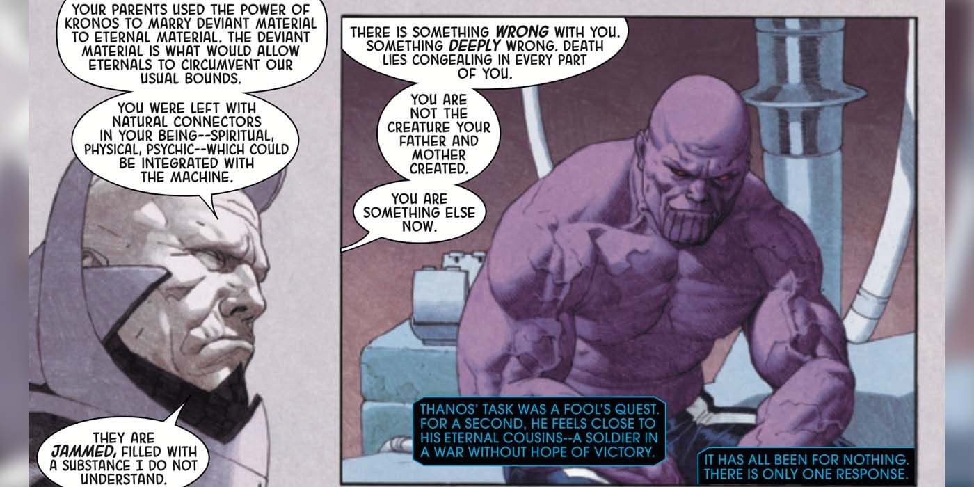 Thanos New Origin Marvel Comics