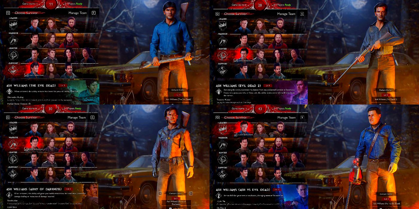 Every Character In Evil Dead: The Game