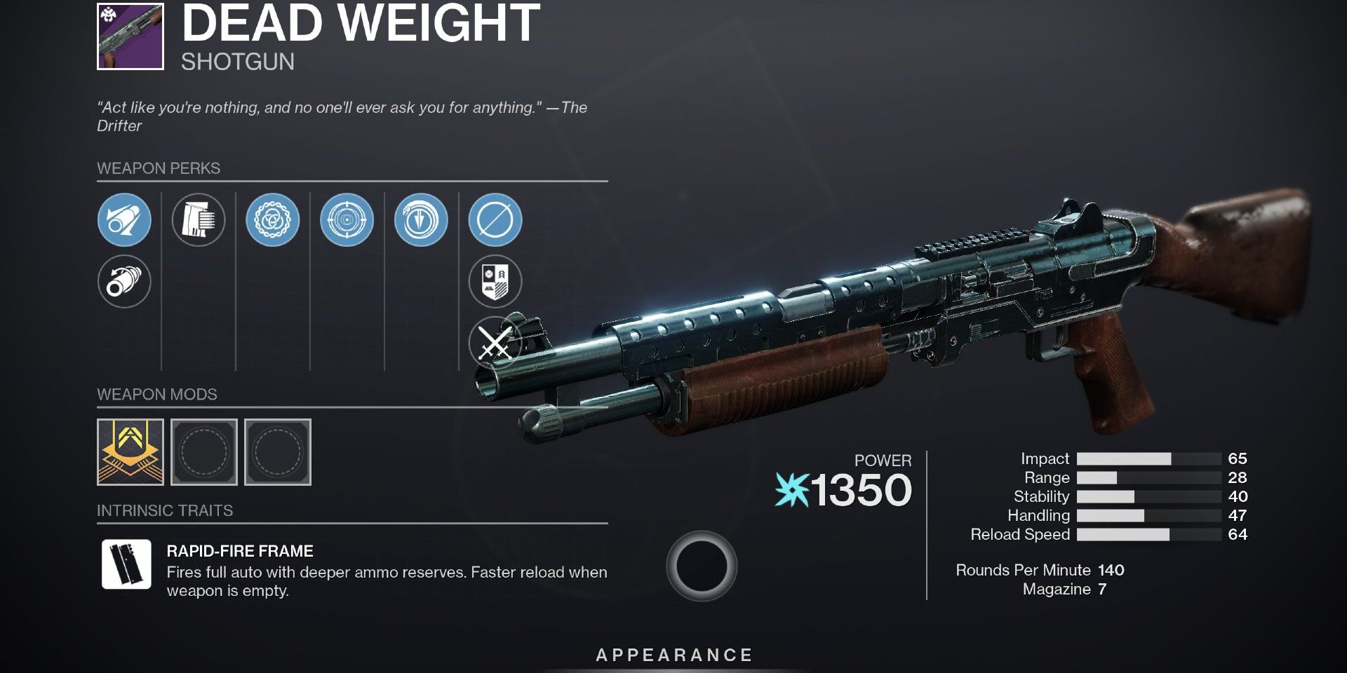 The Best Perks For Dead Weight In Destiny 2: Season Of The Haunted