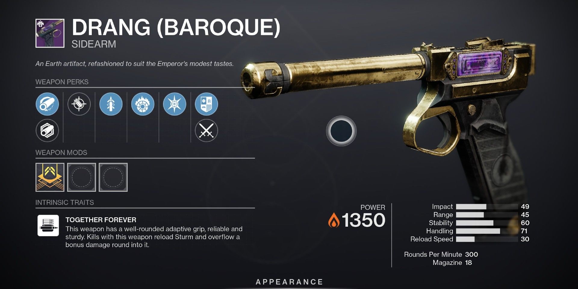 The Best Perks For Drang (Baroque) In Destiny 2: Season Of The Haunted