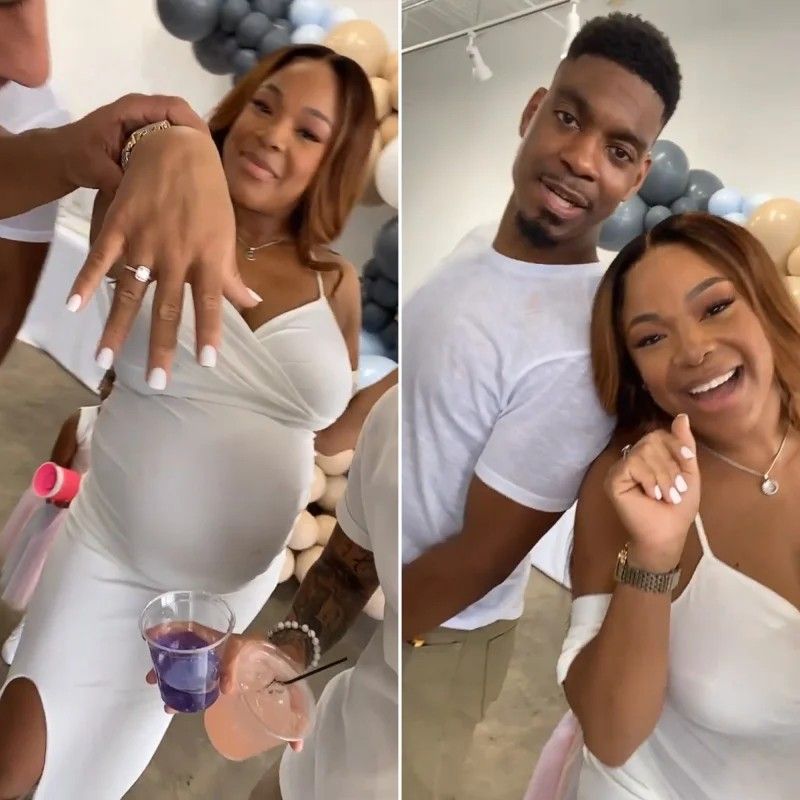 The-Challenges-Kam-Williams-and-Leroy-Garrett-Celebrate-Baby-Shower-With-an-Engagement-Surprise