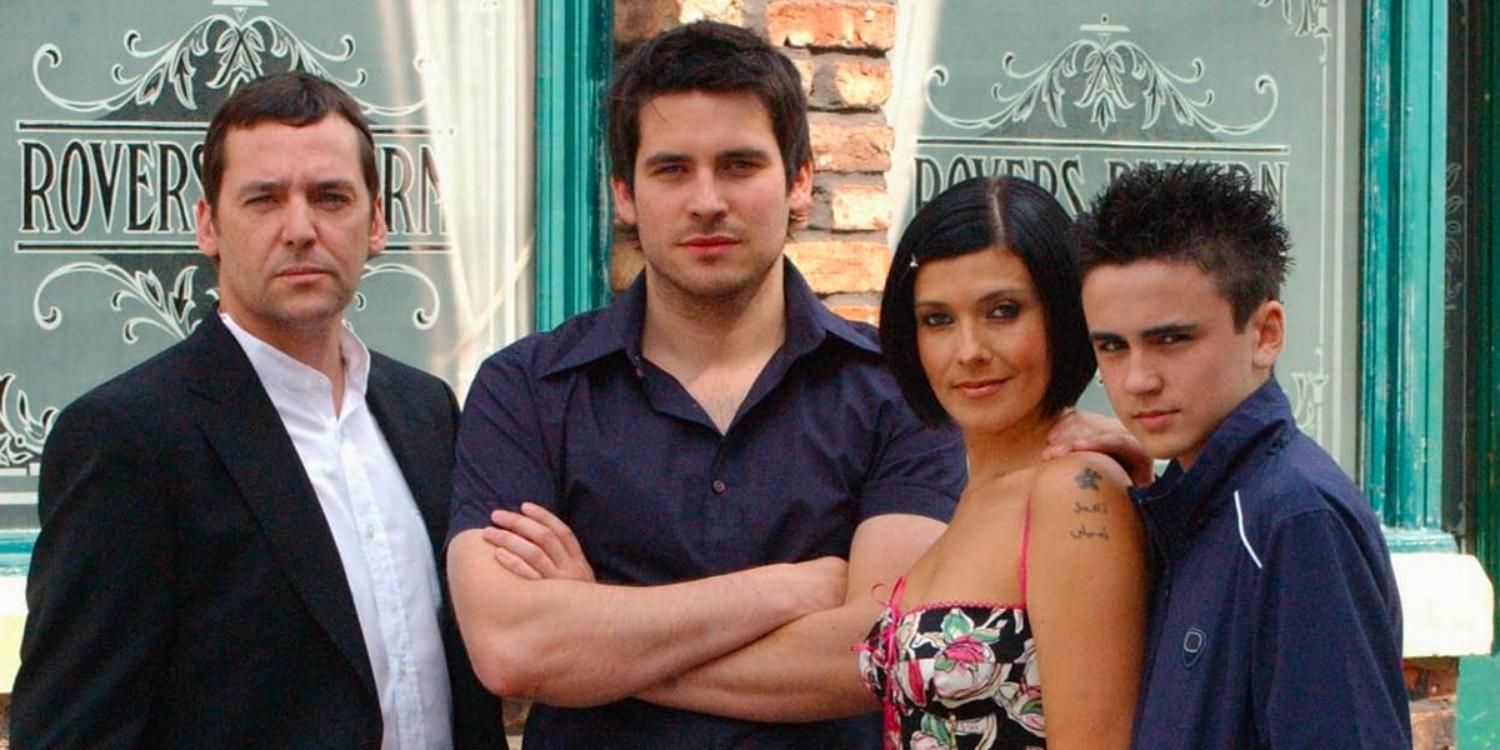 The Connor family together in Coronation STreet