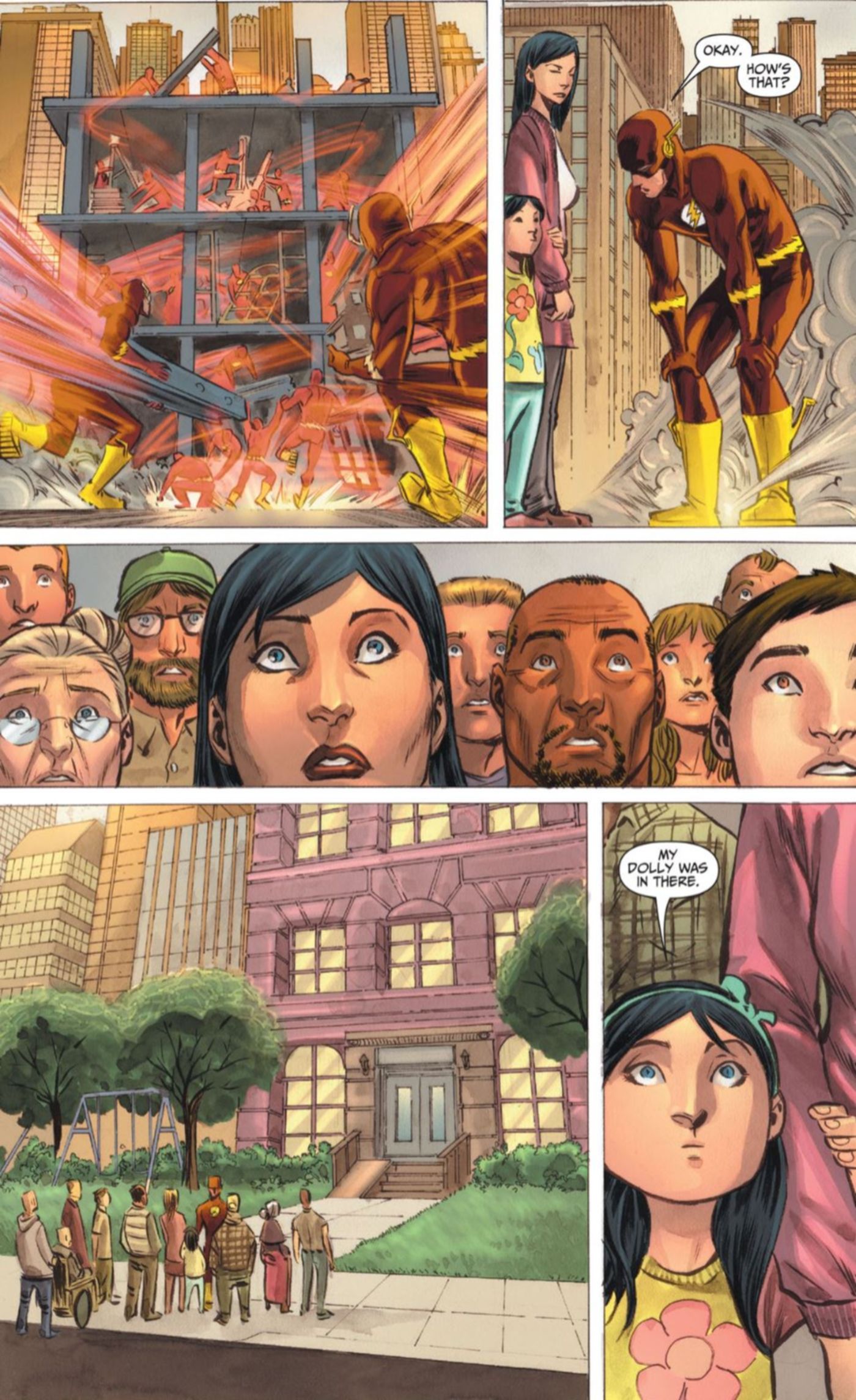 The Flash Rebuilds An Apartment DC Comics
