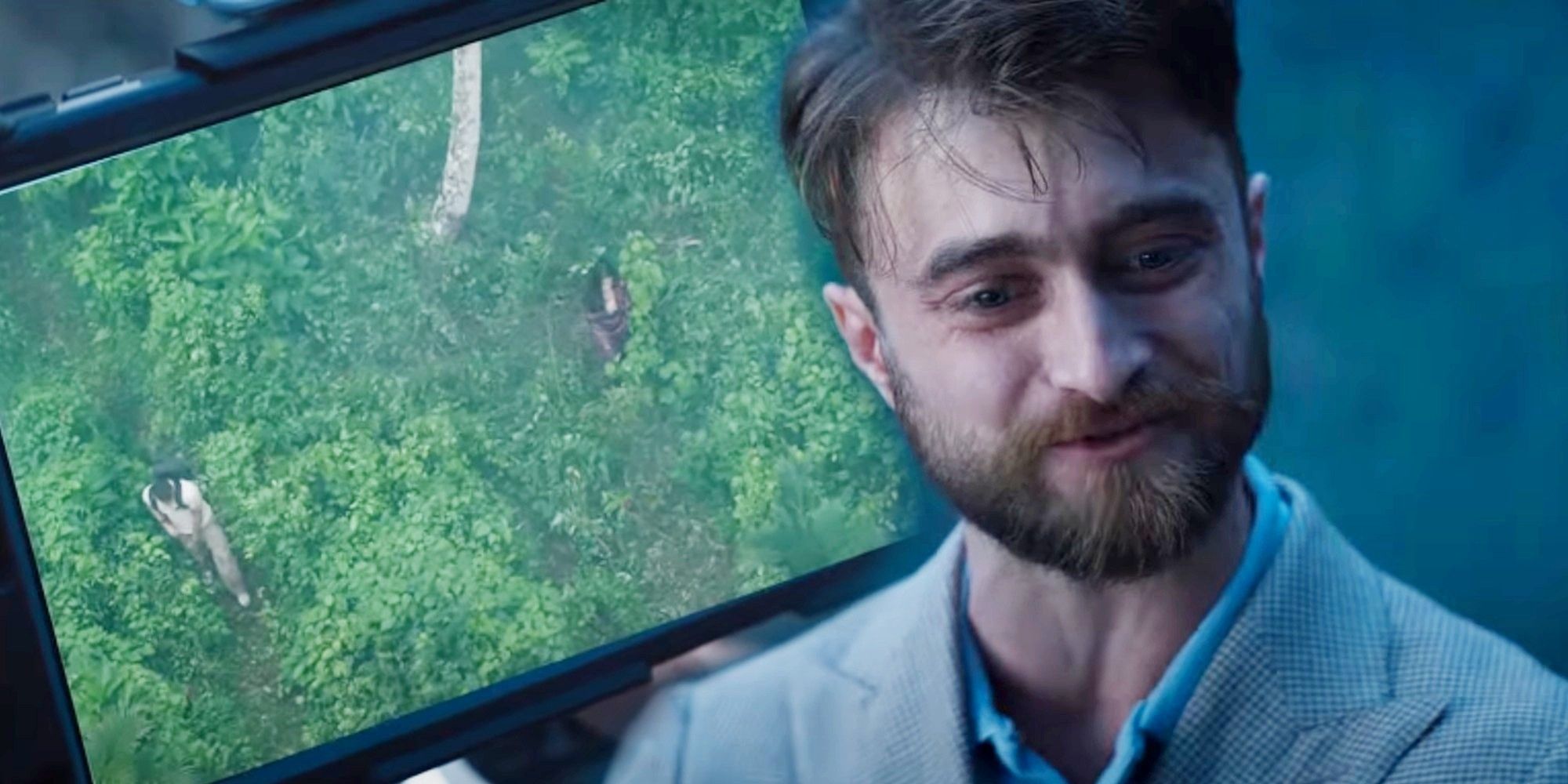 The-Lost-City-Daniel-Radcliffe-as-Abigail-Fairfax-Drone-Deleted-Scene