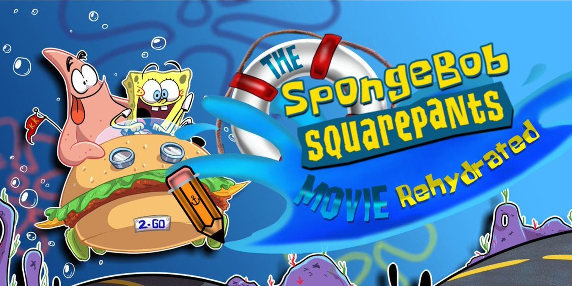 The Spongebob Squarepants Movie Rehydrated Poster.