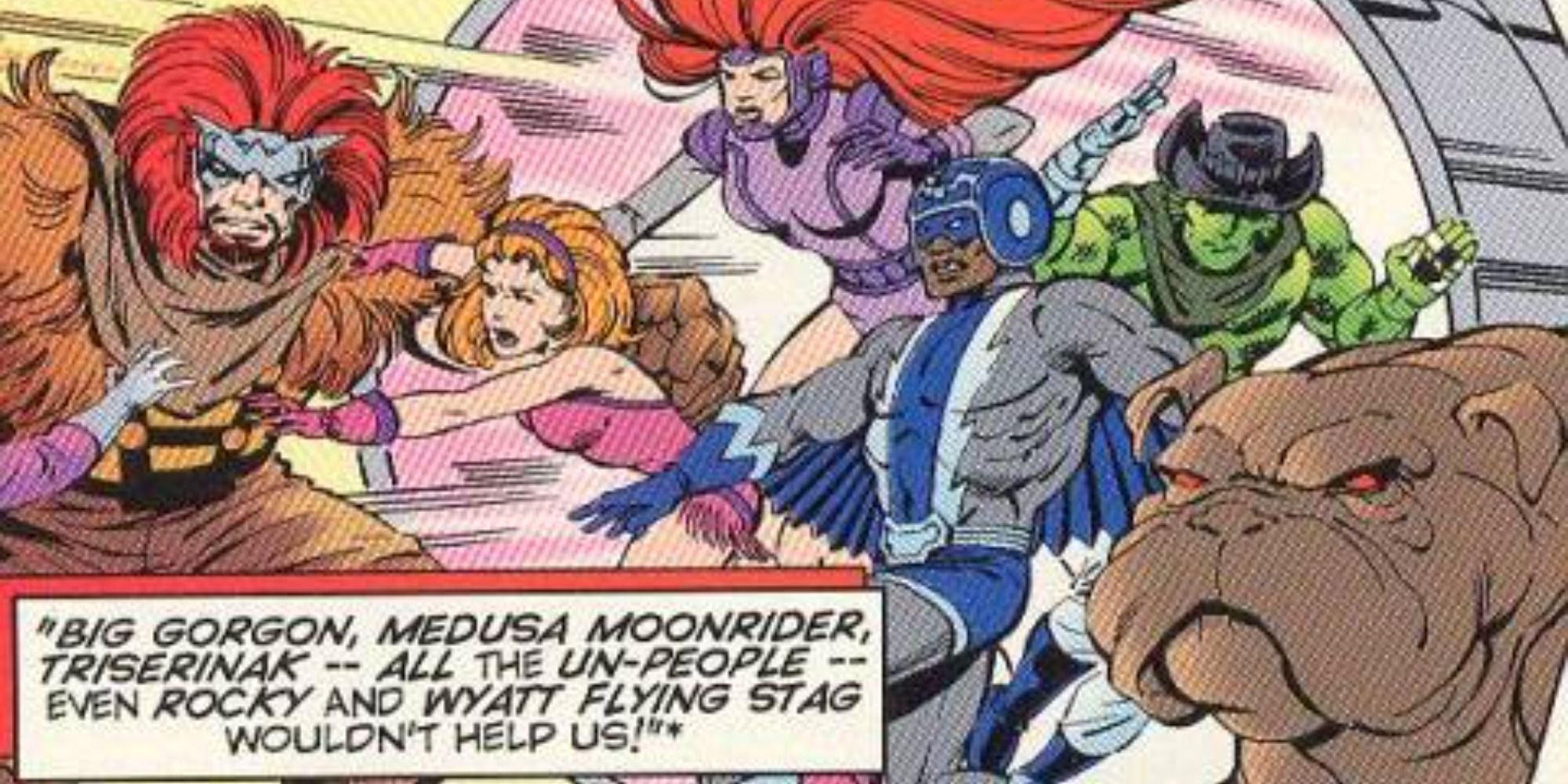 The Un-Men attack in Amalgam Comics.