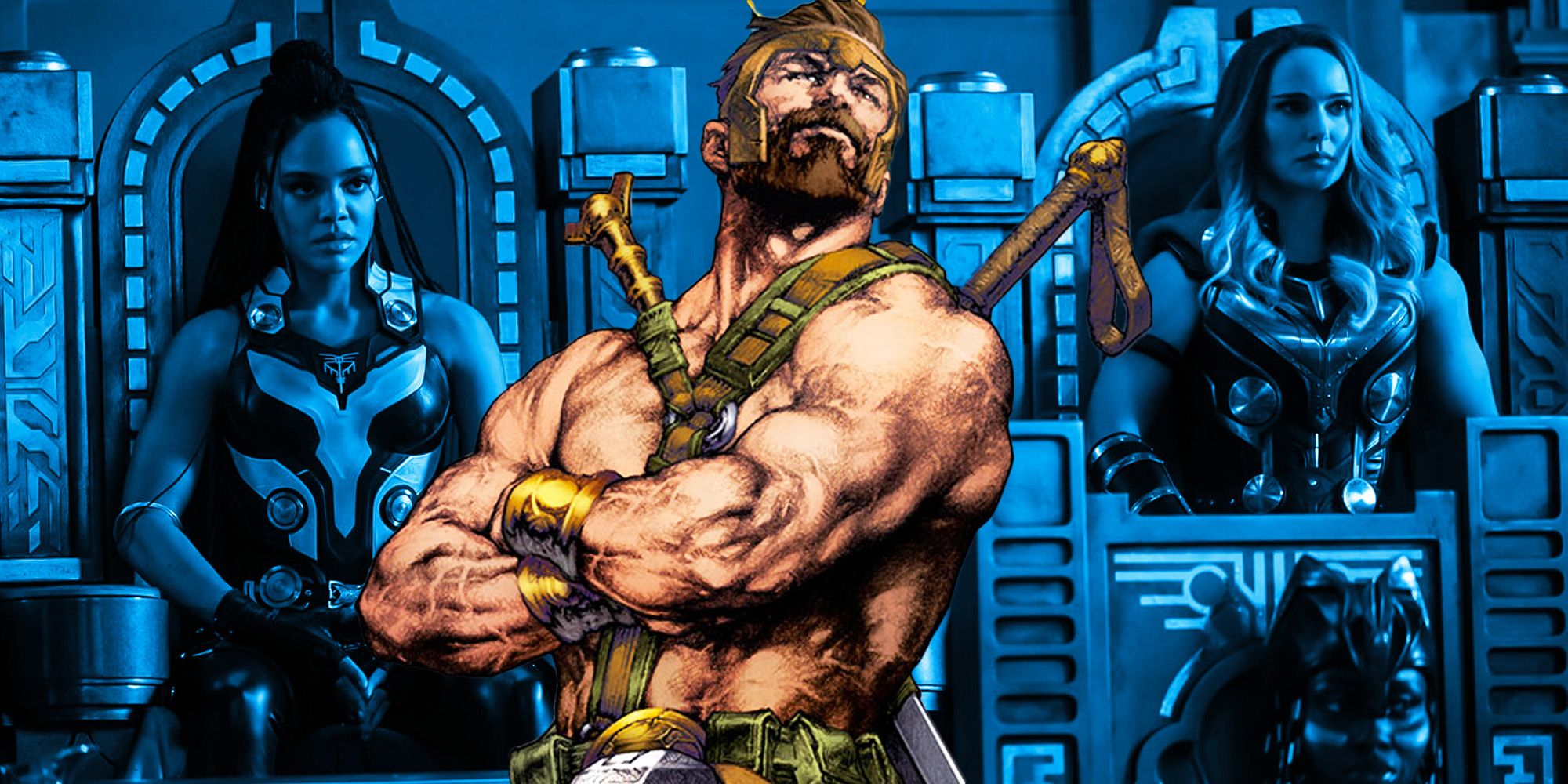 Thor: Love and Thunder Art Spotlights the MCU's Menacing Hercules