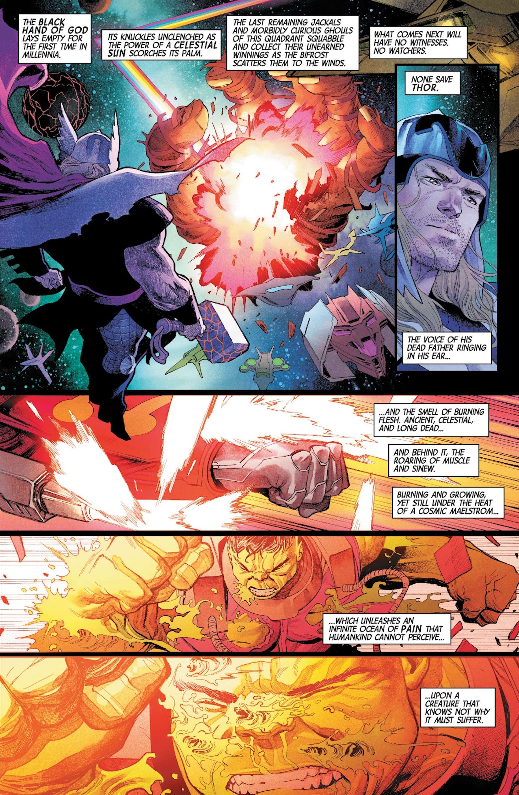 Thor vs Hulk in Banner of War