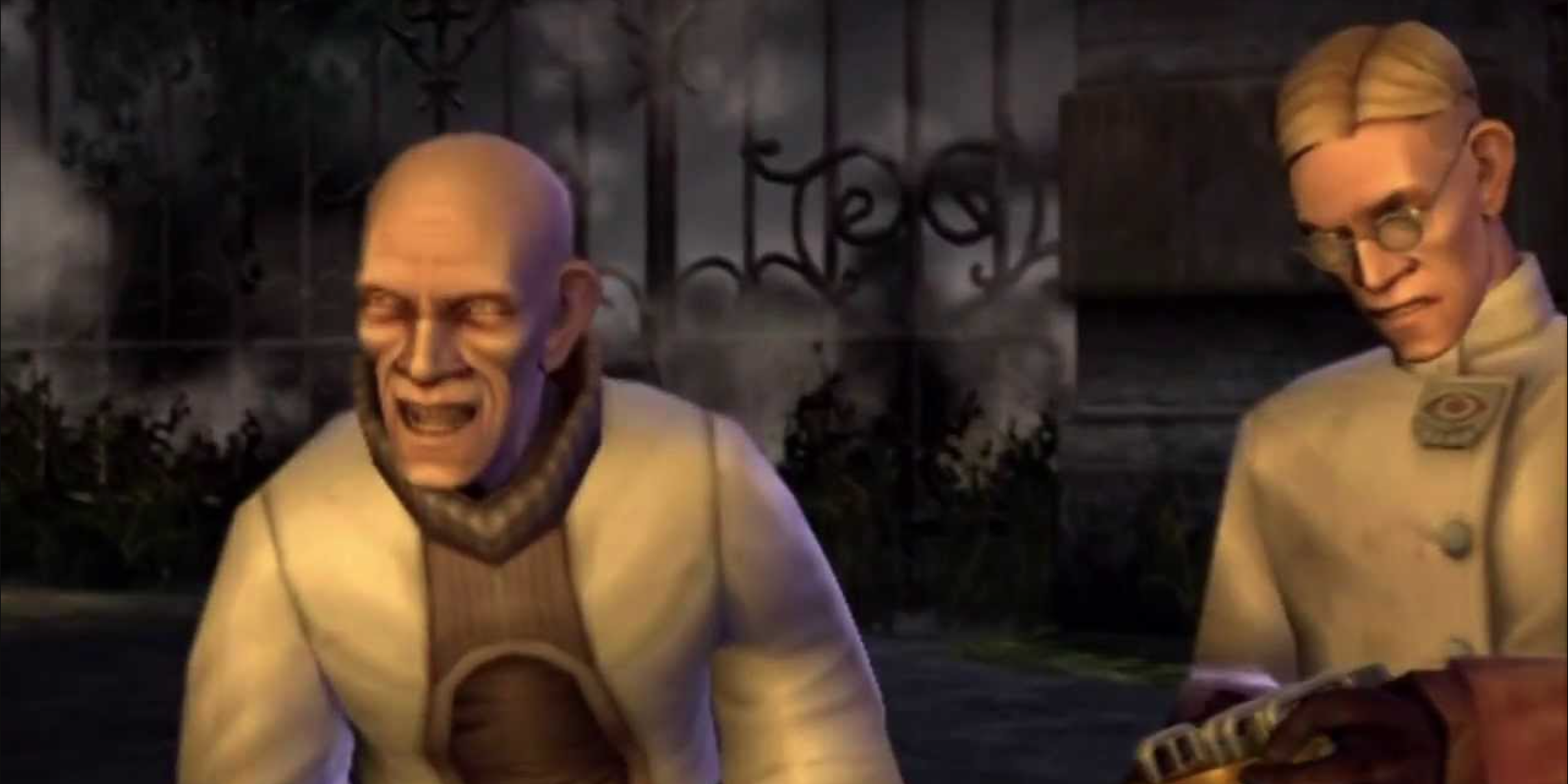 Old and Young Crow in Timesplitters Future Perfect