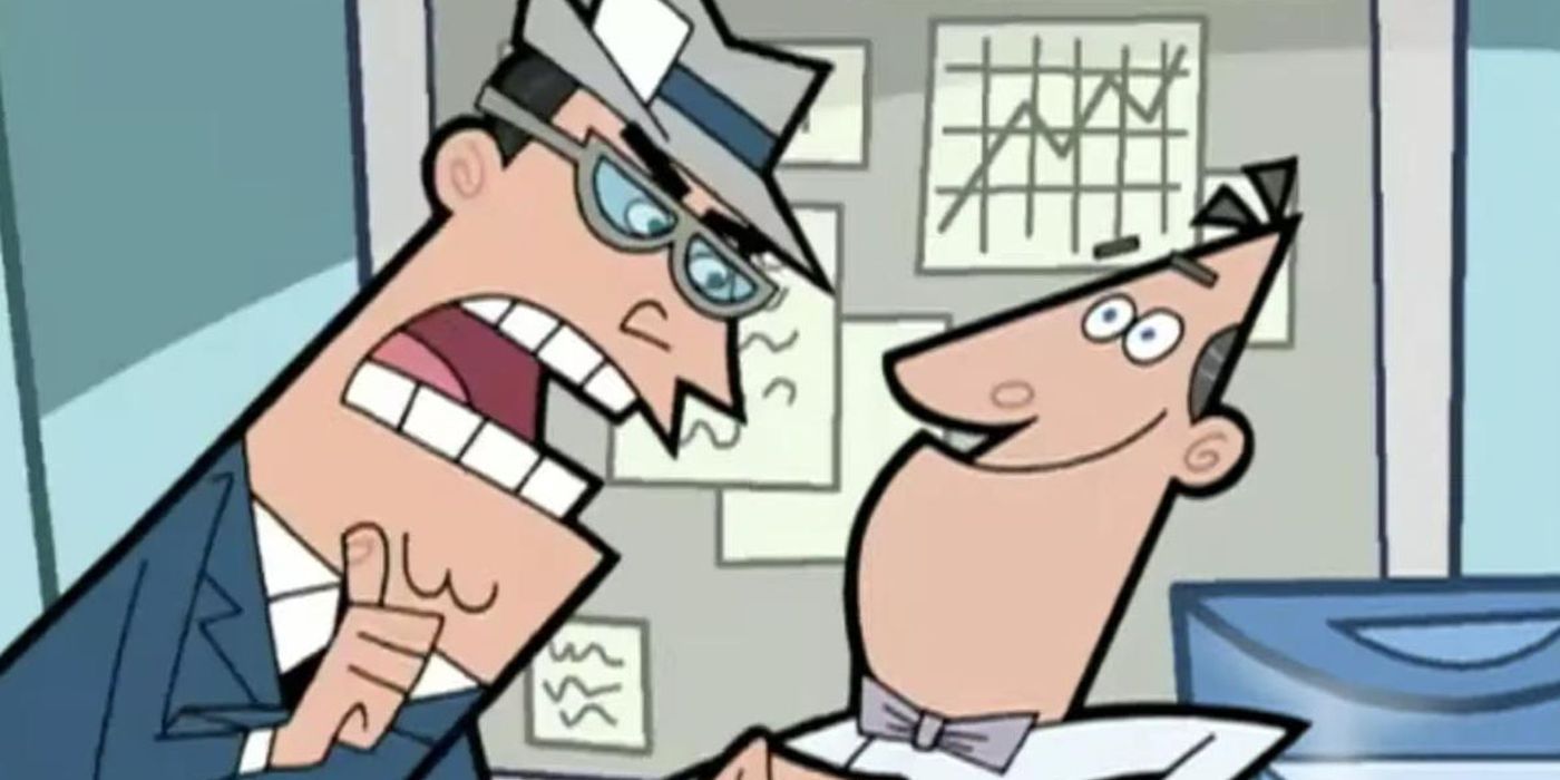 Timmy's dad and his nemesis in The Fairly OddParents. 