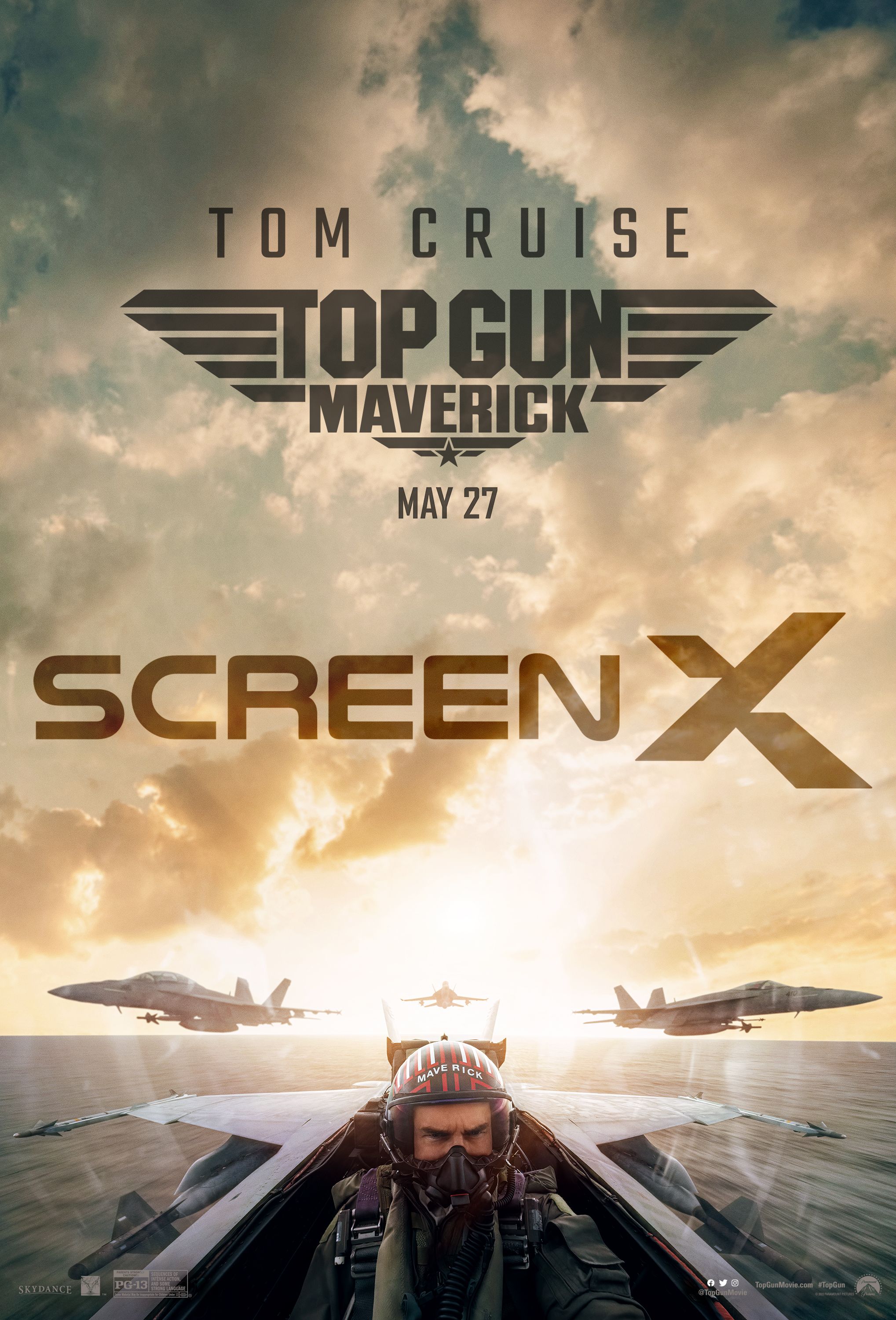Top Gun Maverick ScreenX Poster