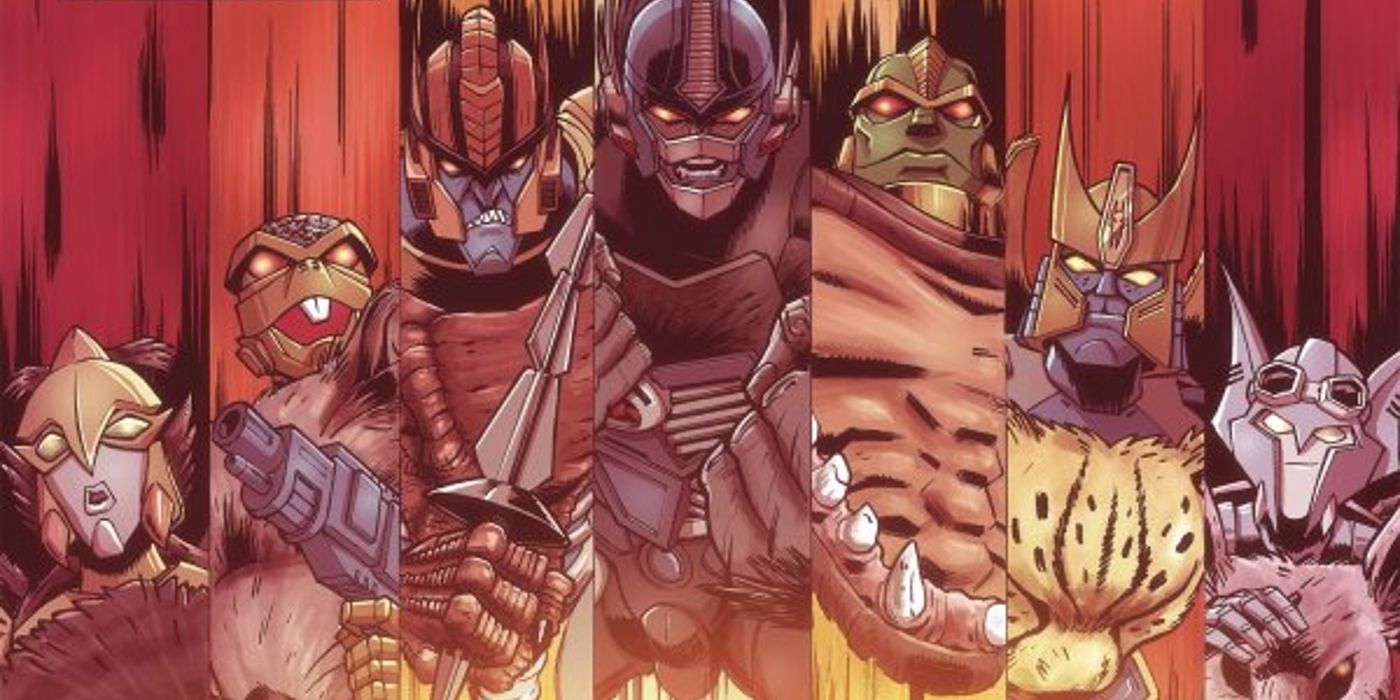 Transformers: capa de Beast Wars de todos os principais Maximals.