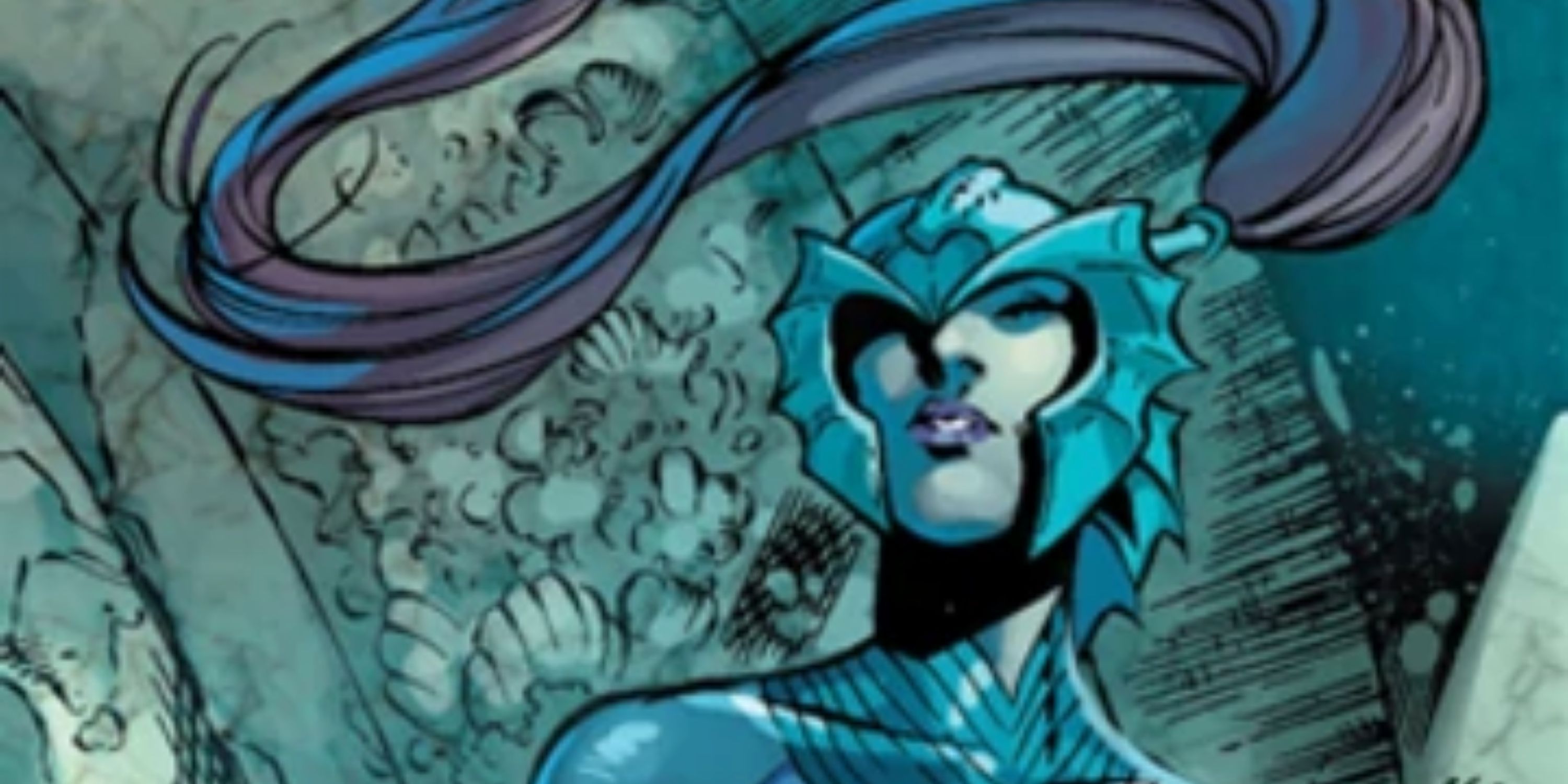 Tula aka Aquagirl in her armor