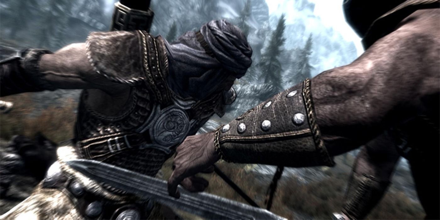 Two opponents dueling.