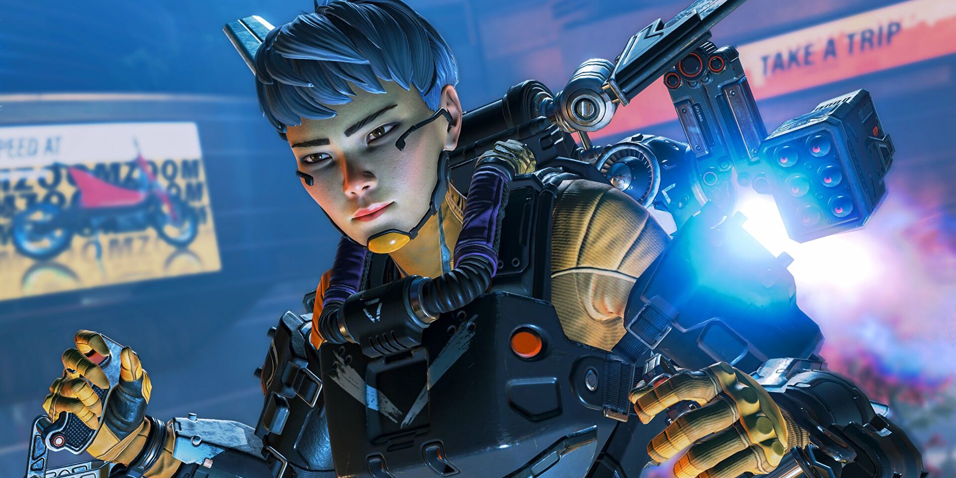 Valkyrie about to use her jetpack in Apex Legends.