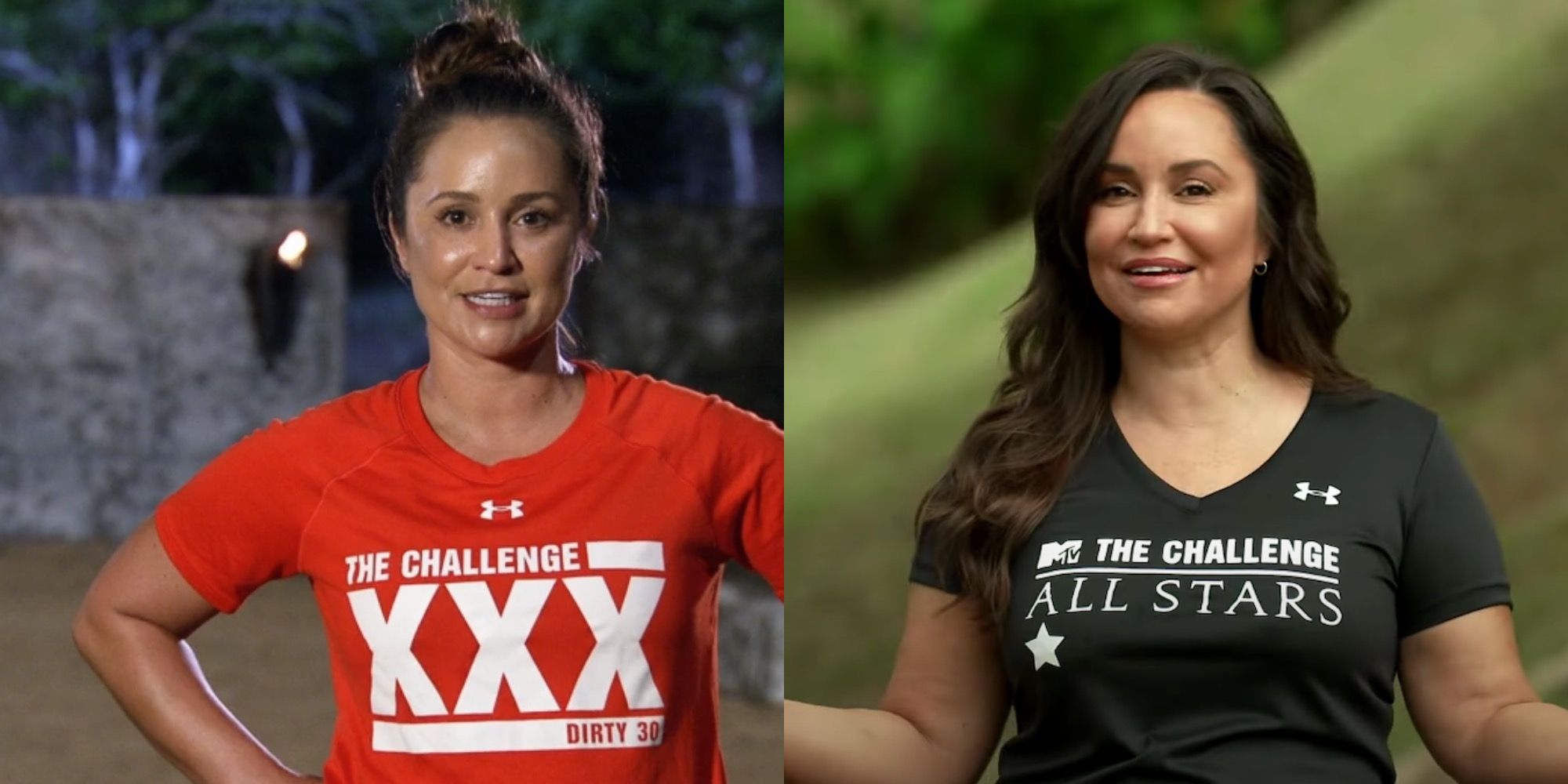 Split Images Of Veronica Portillo On The Challenge Throught The Years