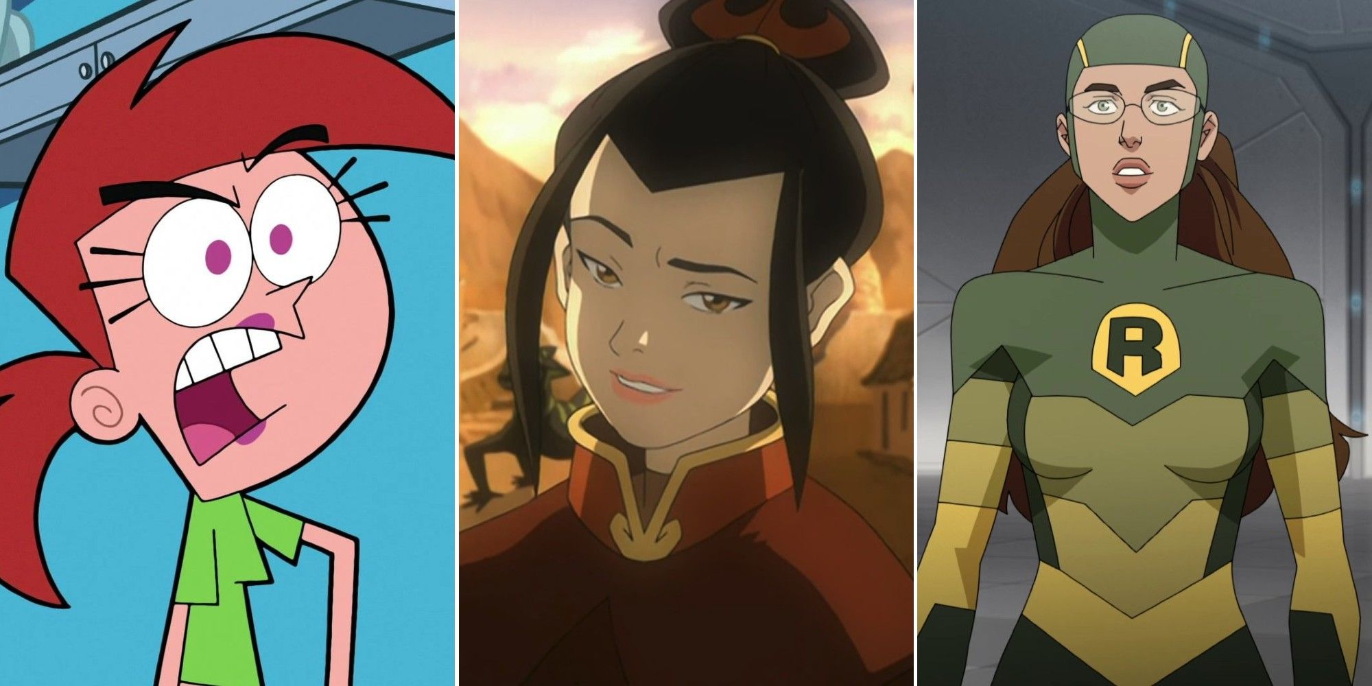 Vicky in The Fairly OddParents; Princess Azula in Avatar The Last Airbender; Shrinking Rae in Invincible
