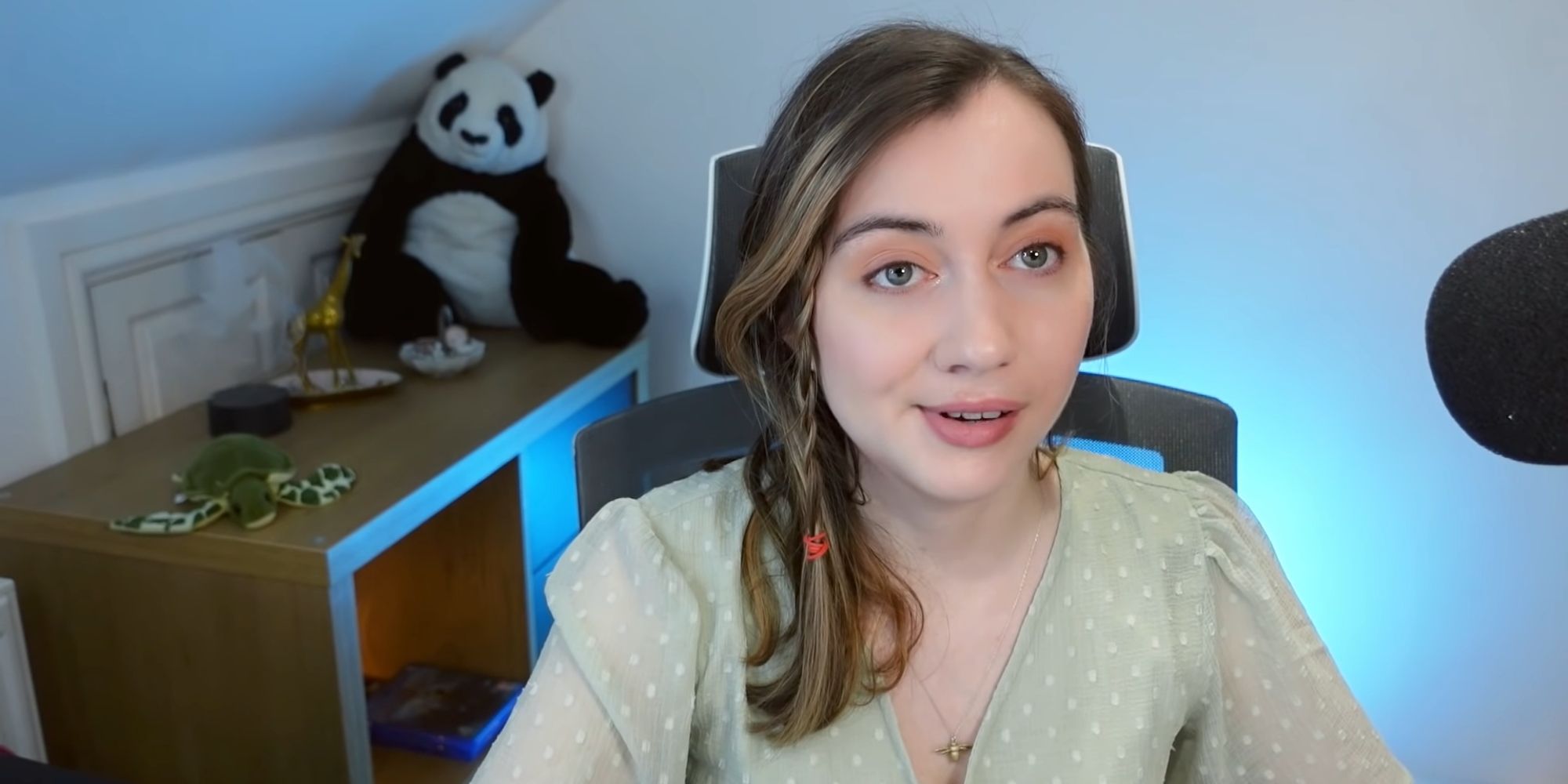 View of Symbalily in her gamer office