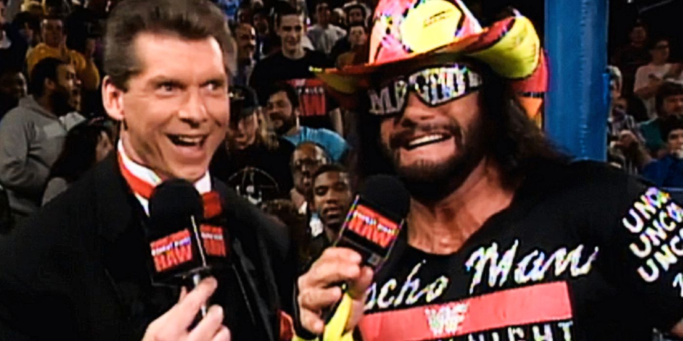 Vince McMahon and Randy Savage on WWE Raw