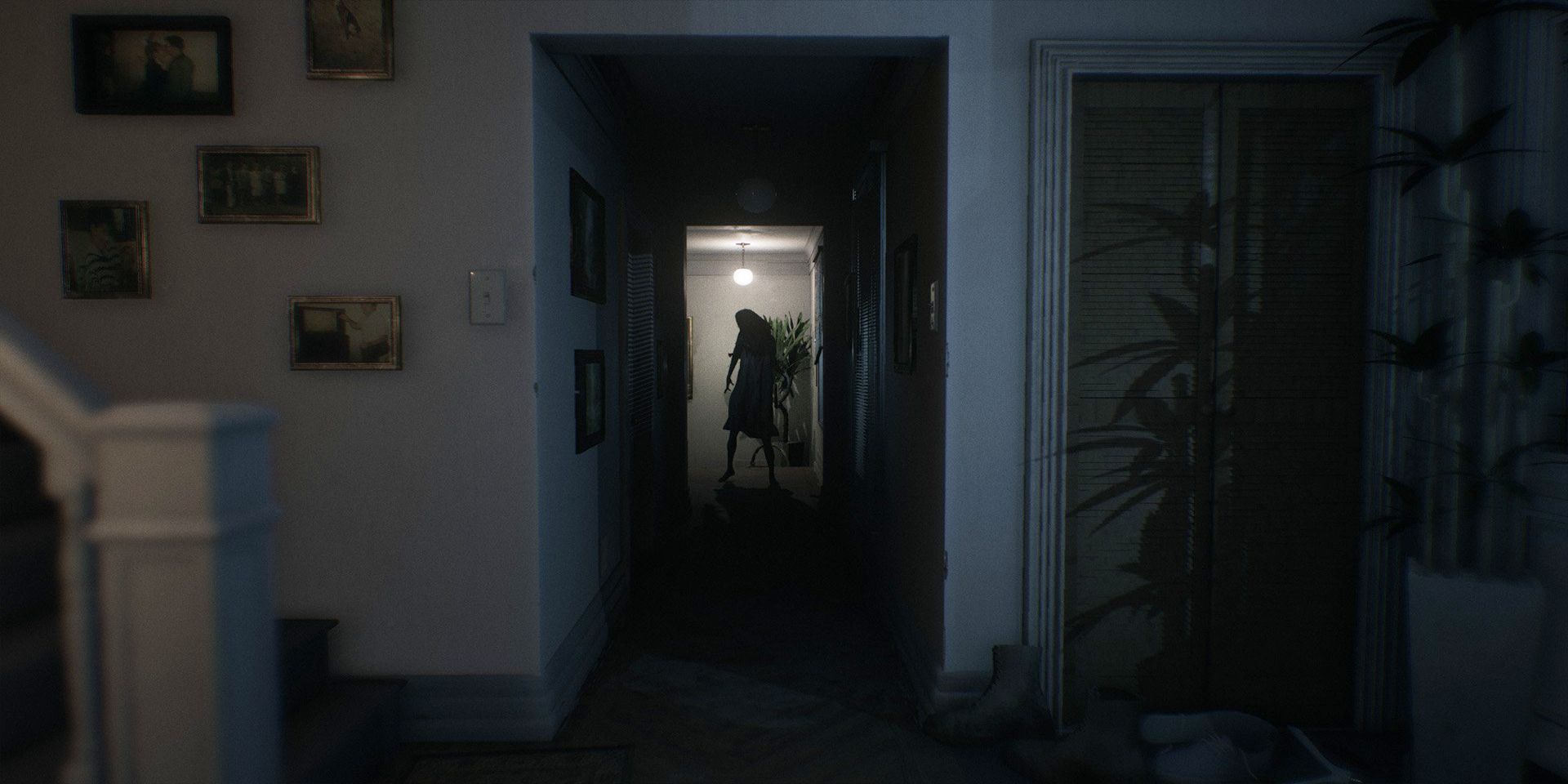 A screenshot from the horror video game Visage.