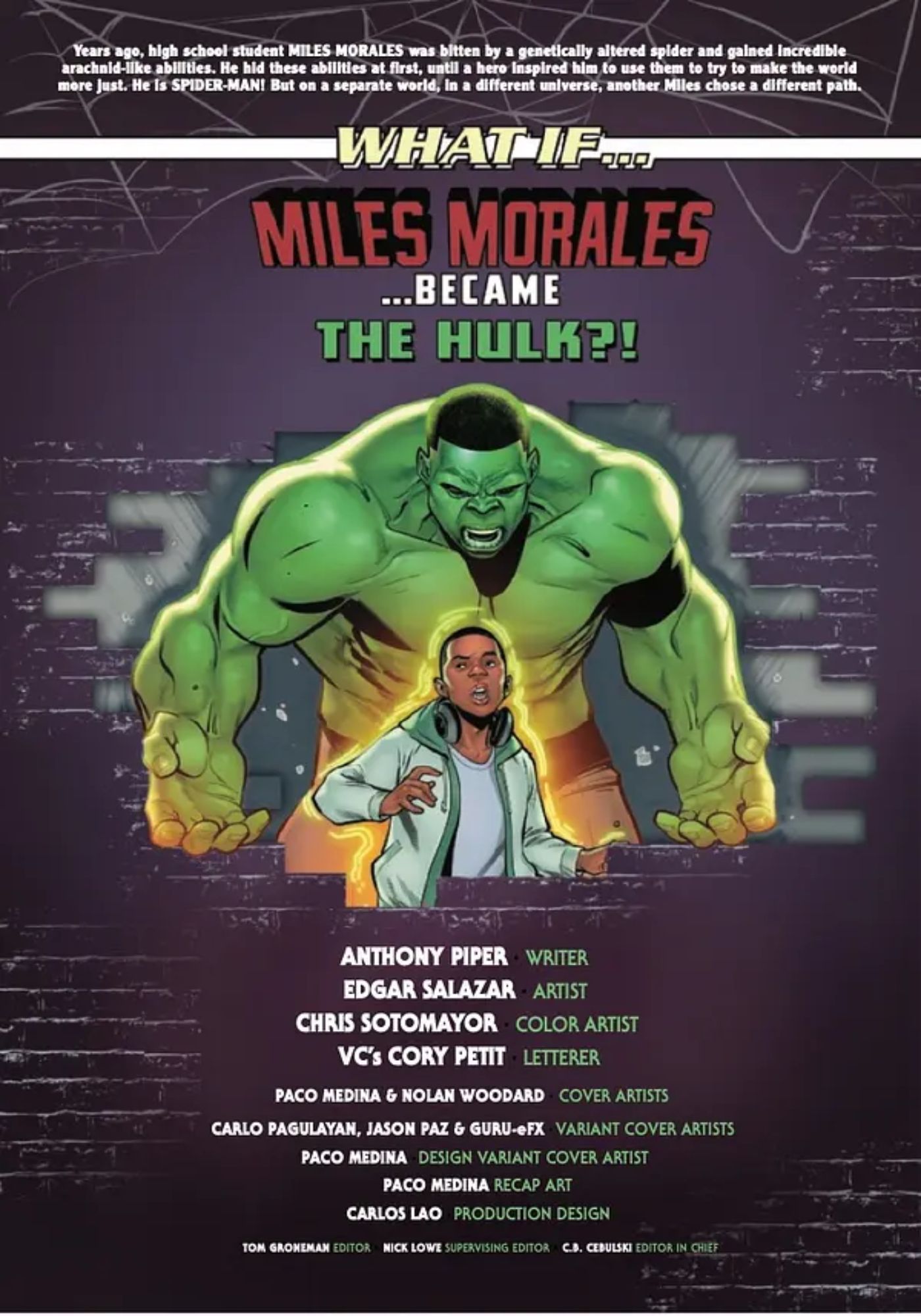 Miles Morales Becomes The Hulk